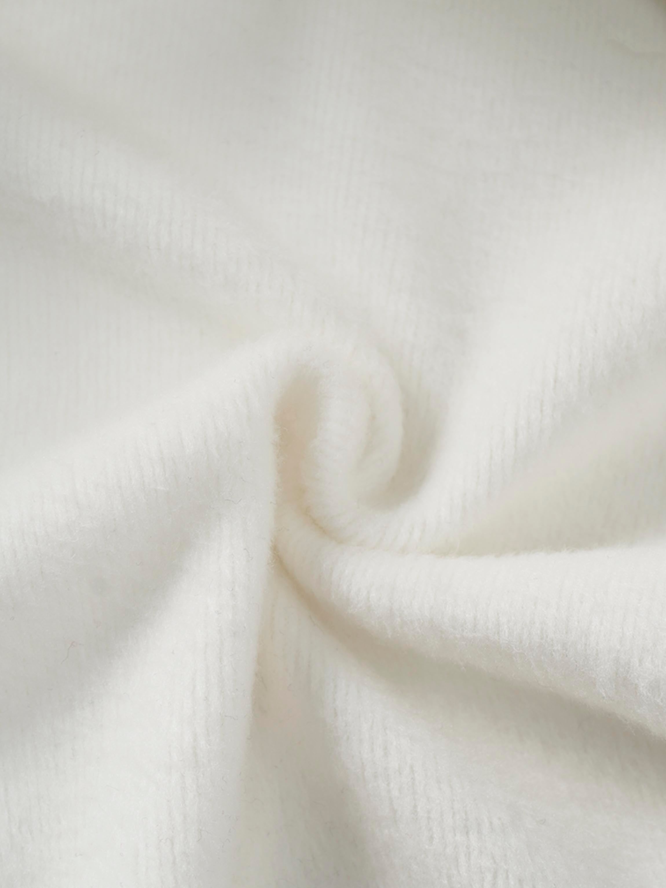 Embossed Crown Sweatshirt-Ivory