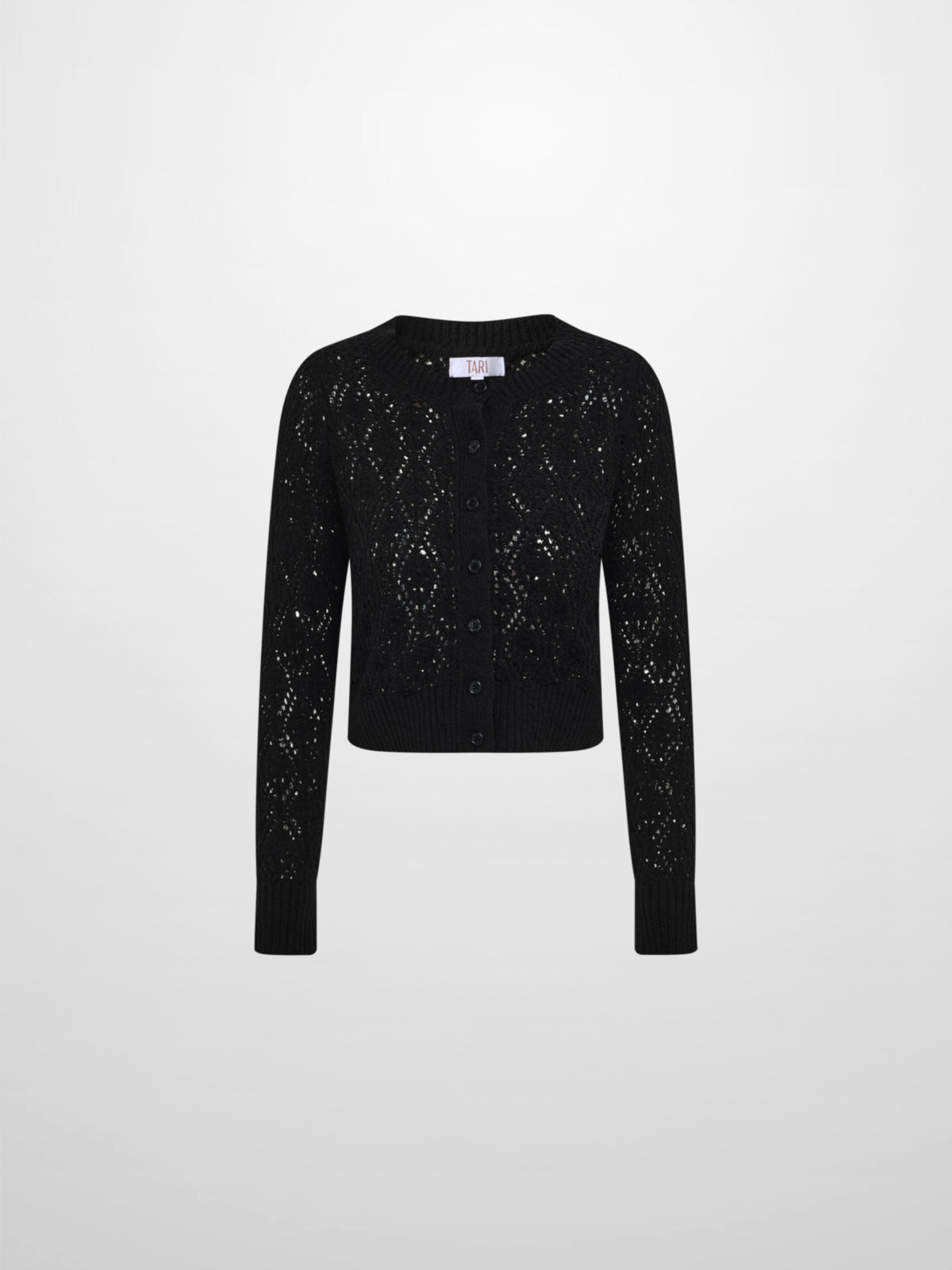 Crochet Cardigan - Black