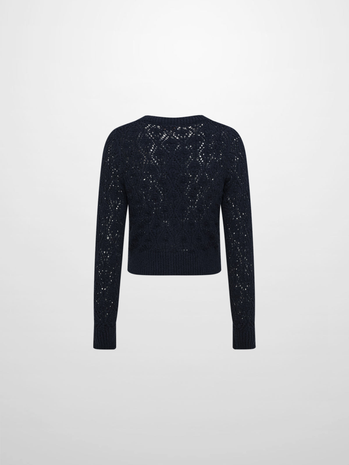 Crochet Cardigan - Navy Blue