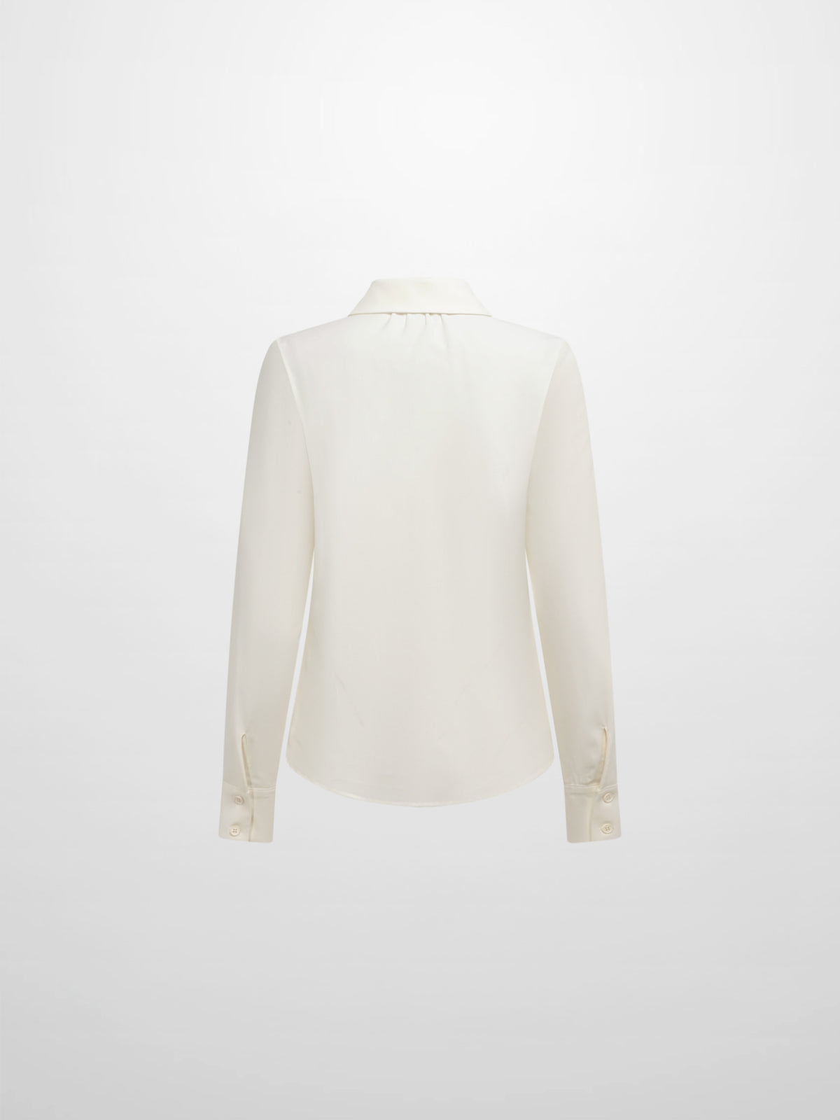 Floral Applique Blouse - Cream/Black