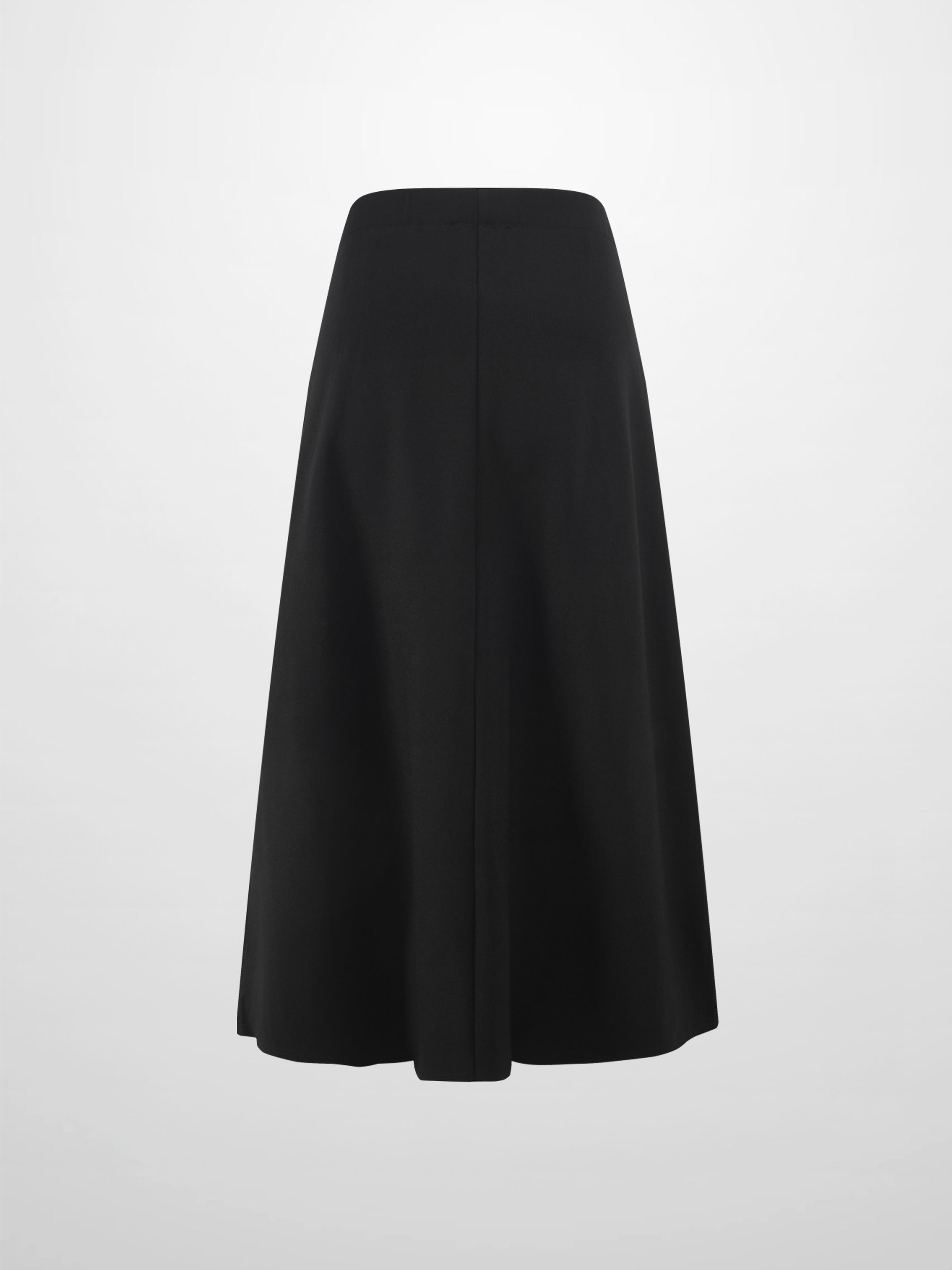 LIGHTWEIGHT 3 PANEL SKIRT-BLACK 27"