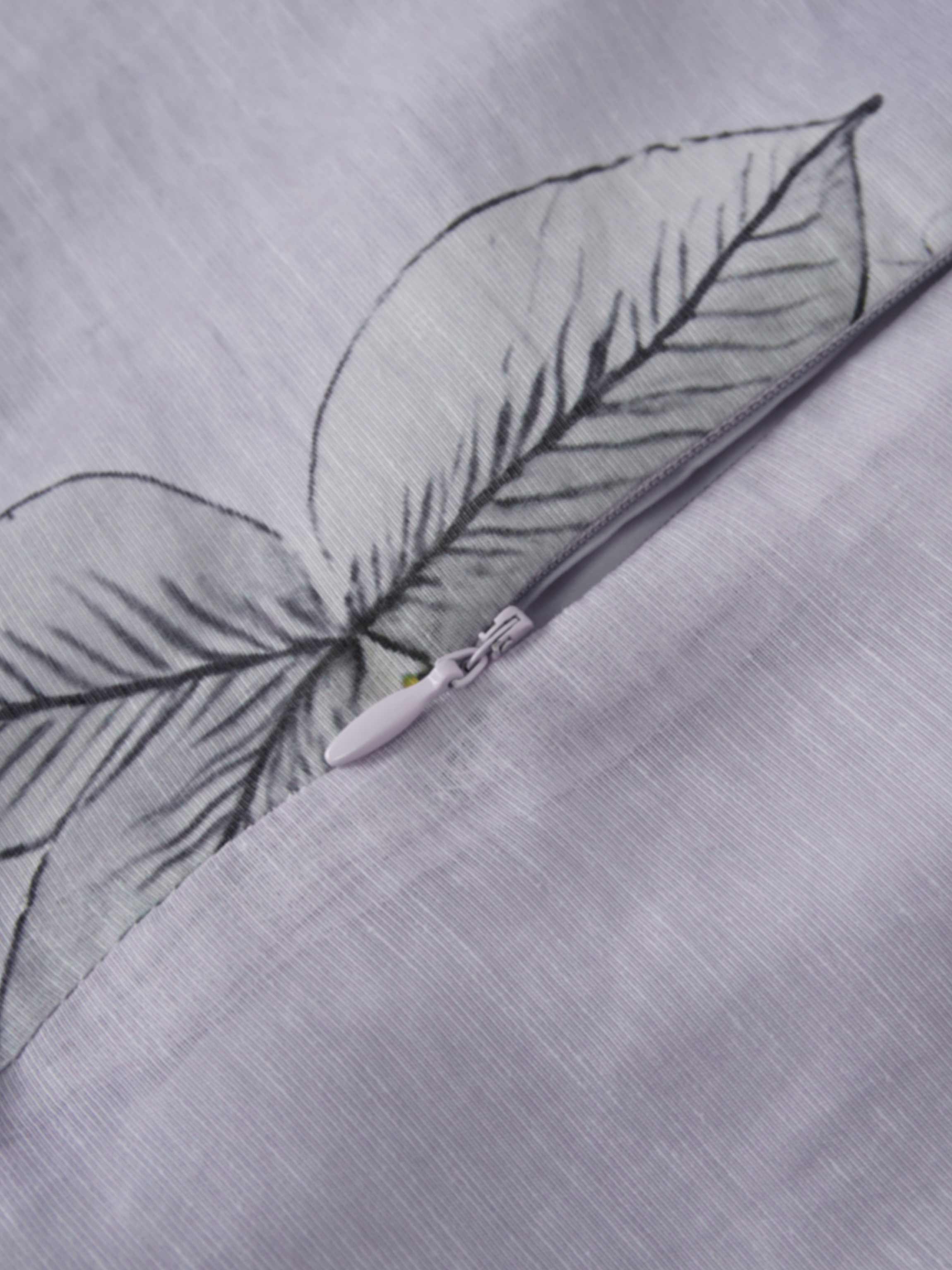 Braided Detail A-Line Skirt-Lavender Floral