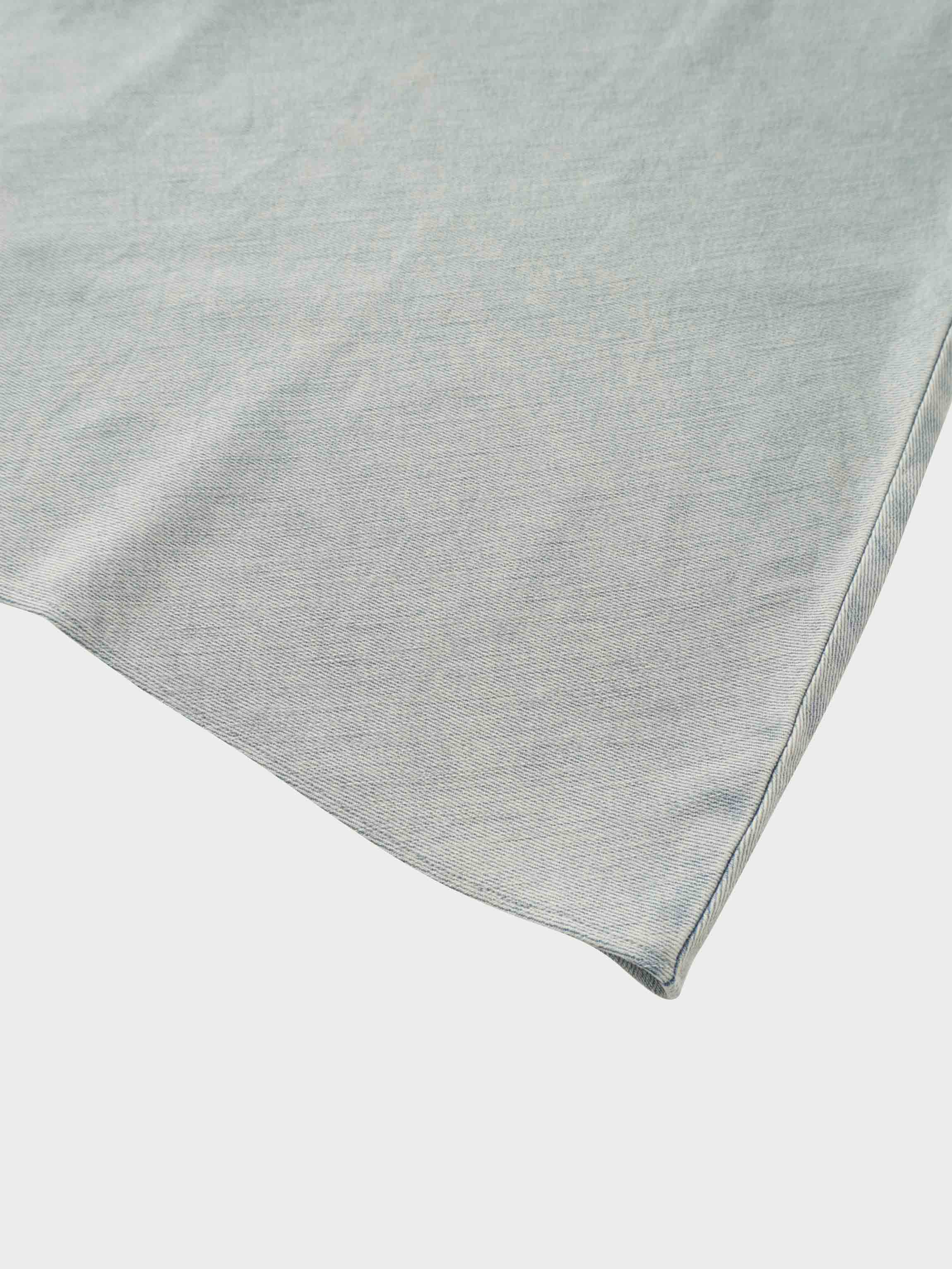 Classic Denim Skirt 37"-Light Blue