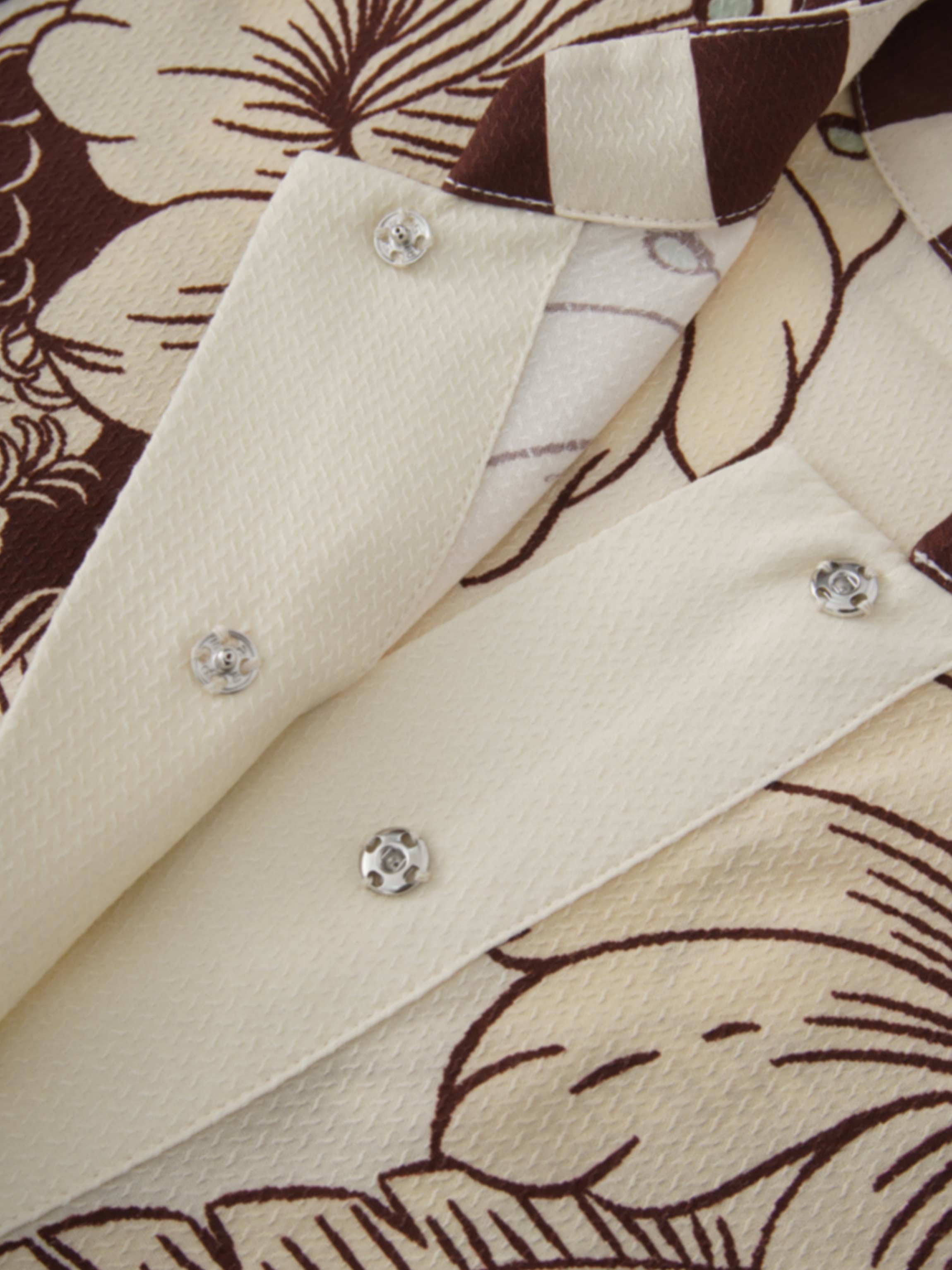 Peasant Belted Dress-Brown Floral