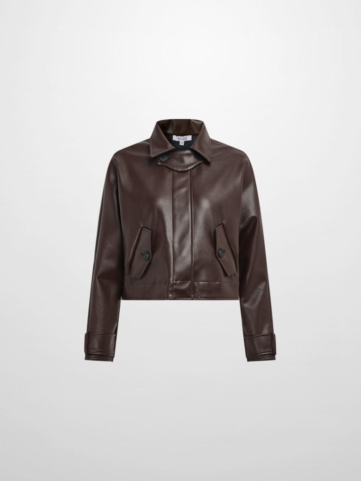 Swing Leather Jacket - Dark Brown