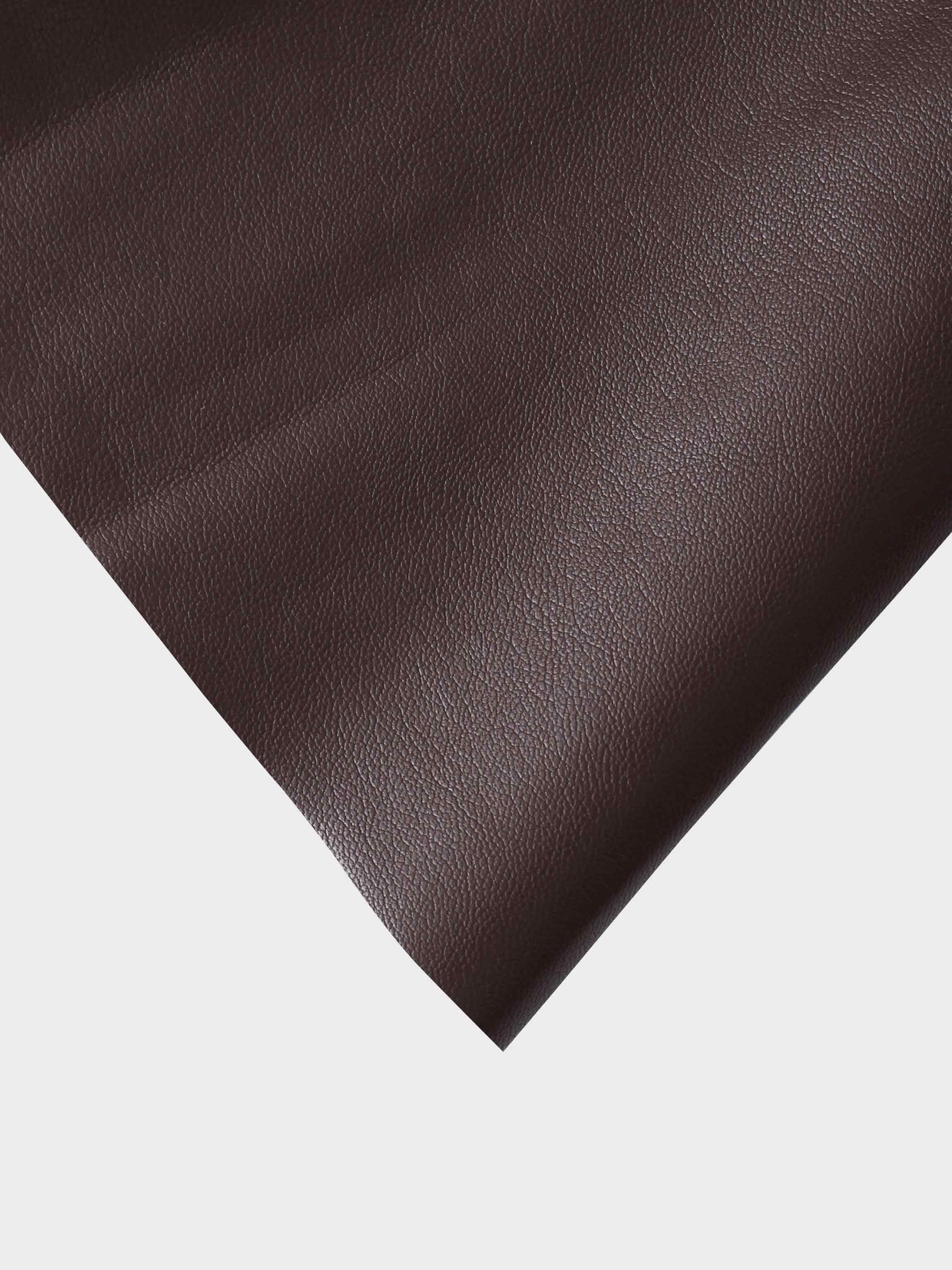 Flare Leather Skirt 27"-Brown