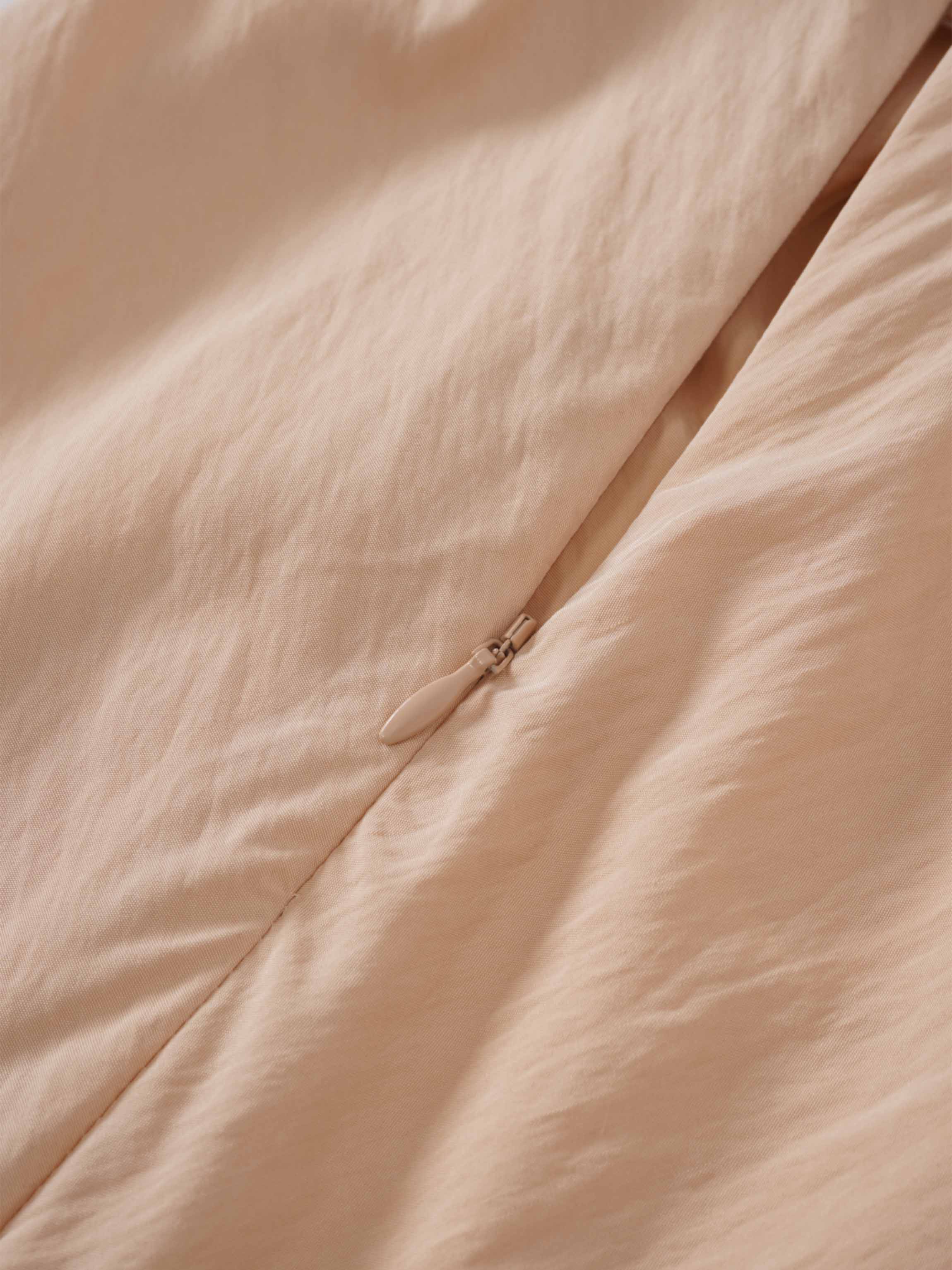 Crinkle Skirt 37"-Peach