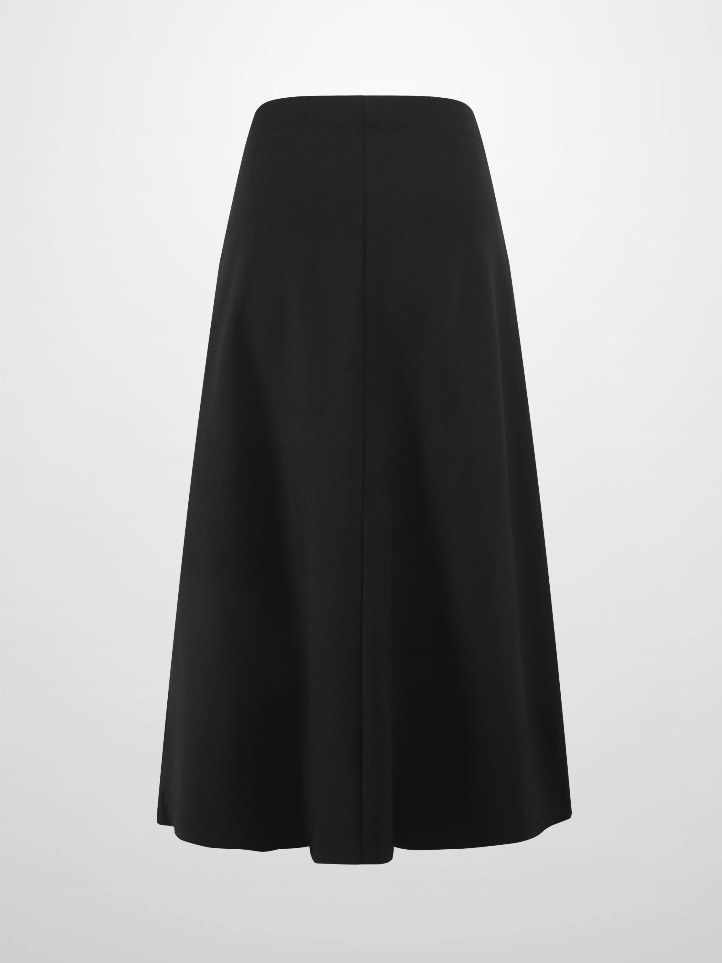 LIGHTWEIGHT 3 PANEL SKIRT-BLACK 29"