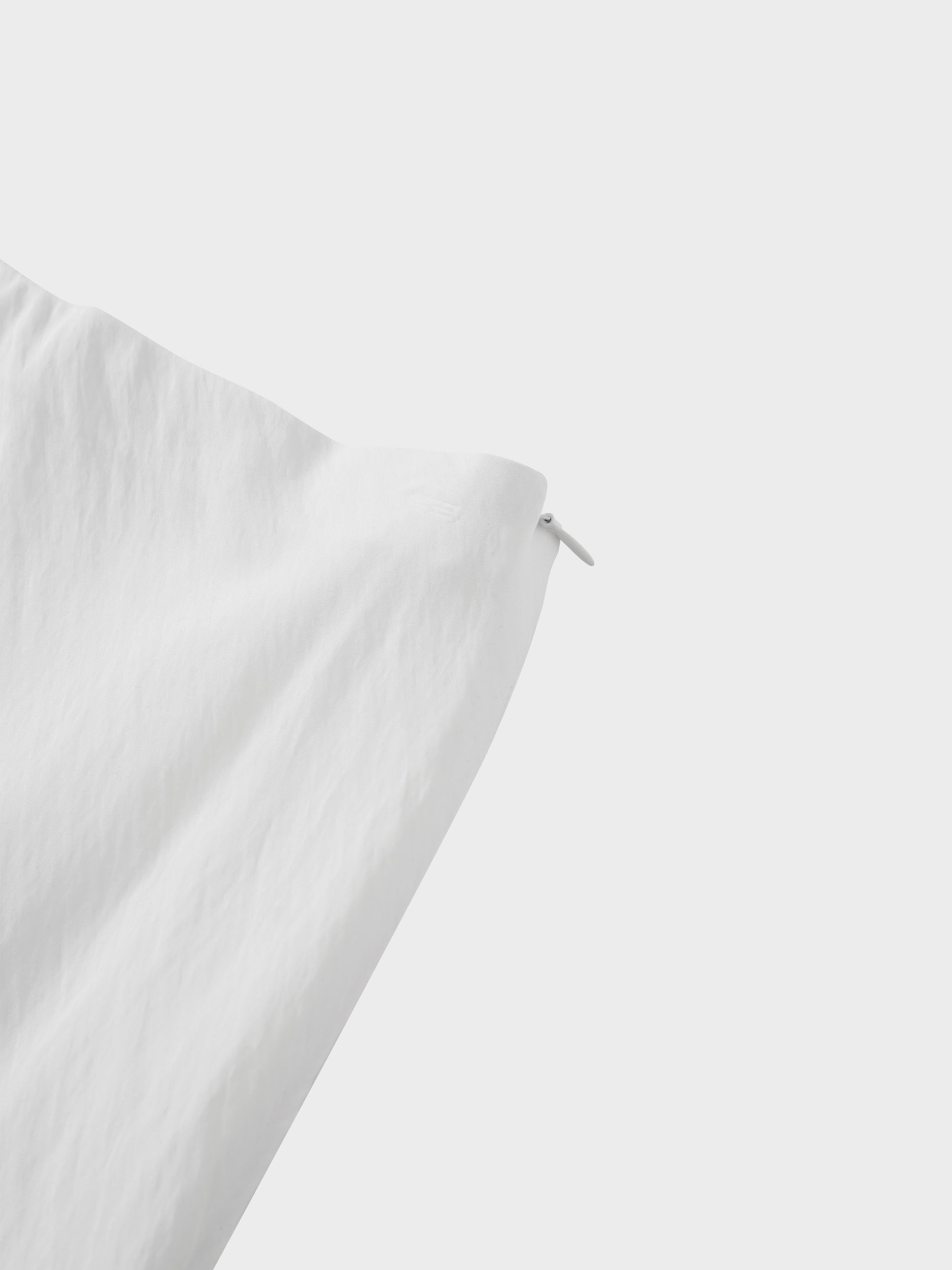 Crinkle Skirt 37"-White