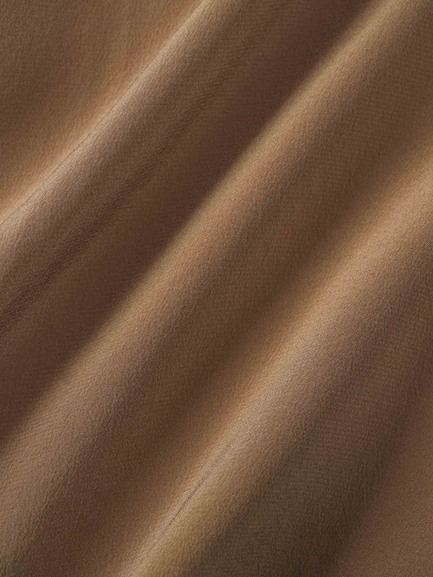 Silk Cape Blouse-Golden Olive