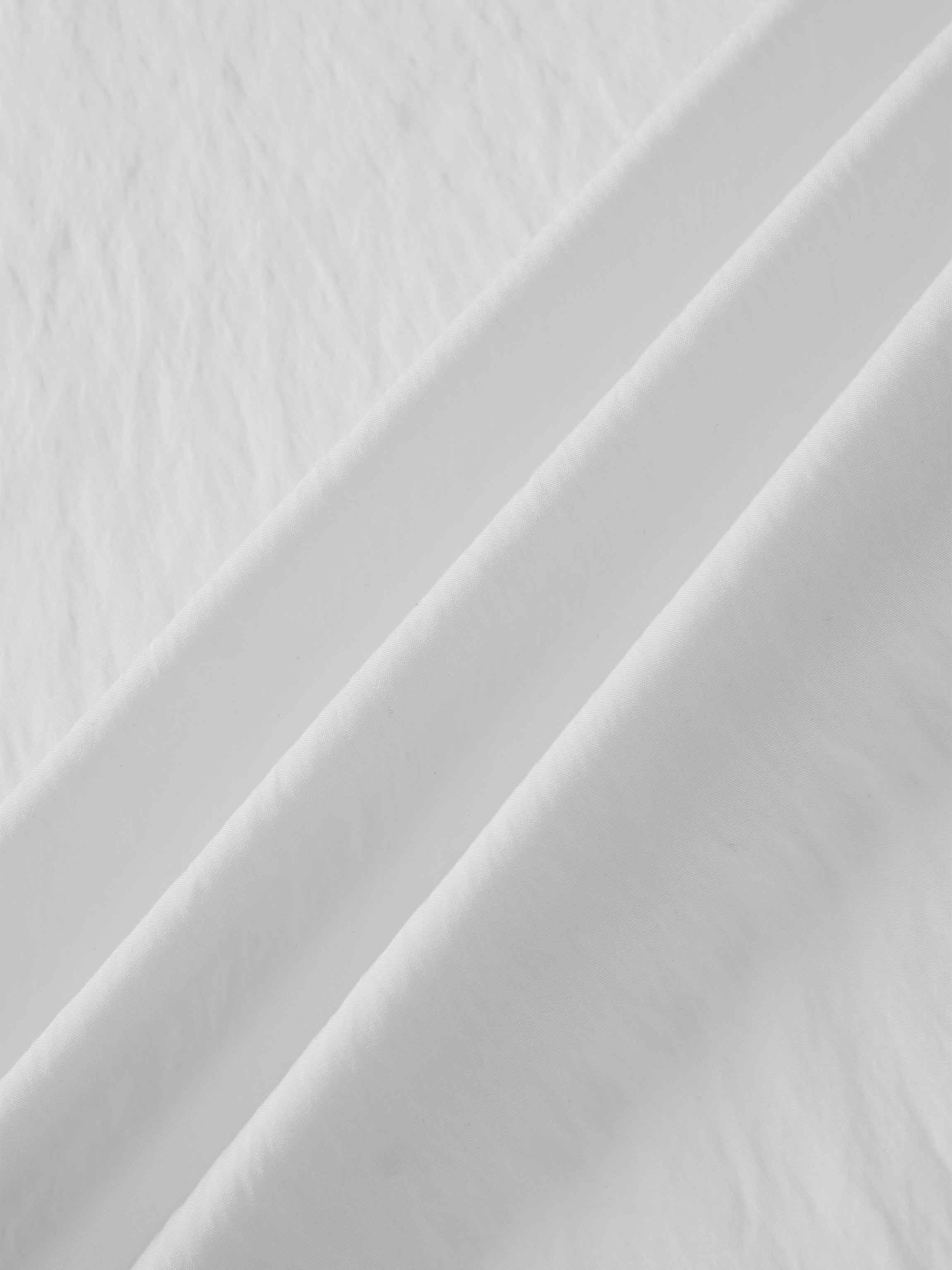 Crinkle Cotton Skirt 37"-White