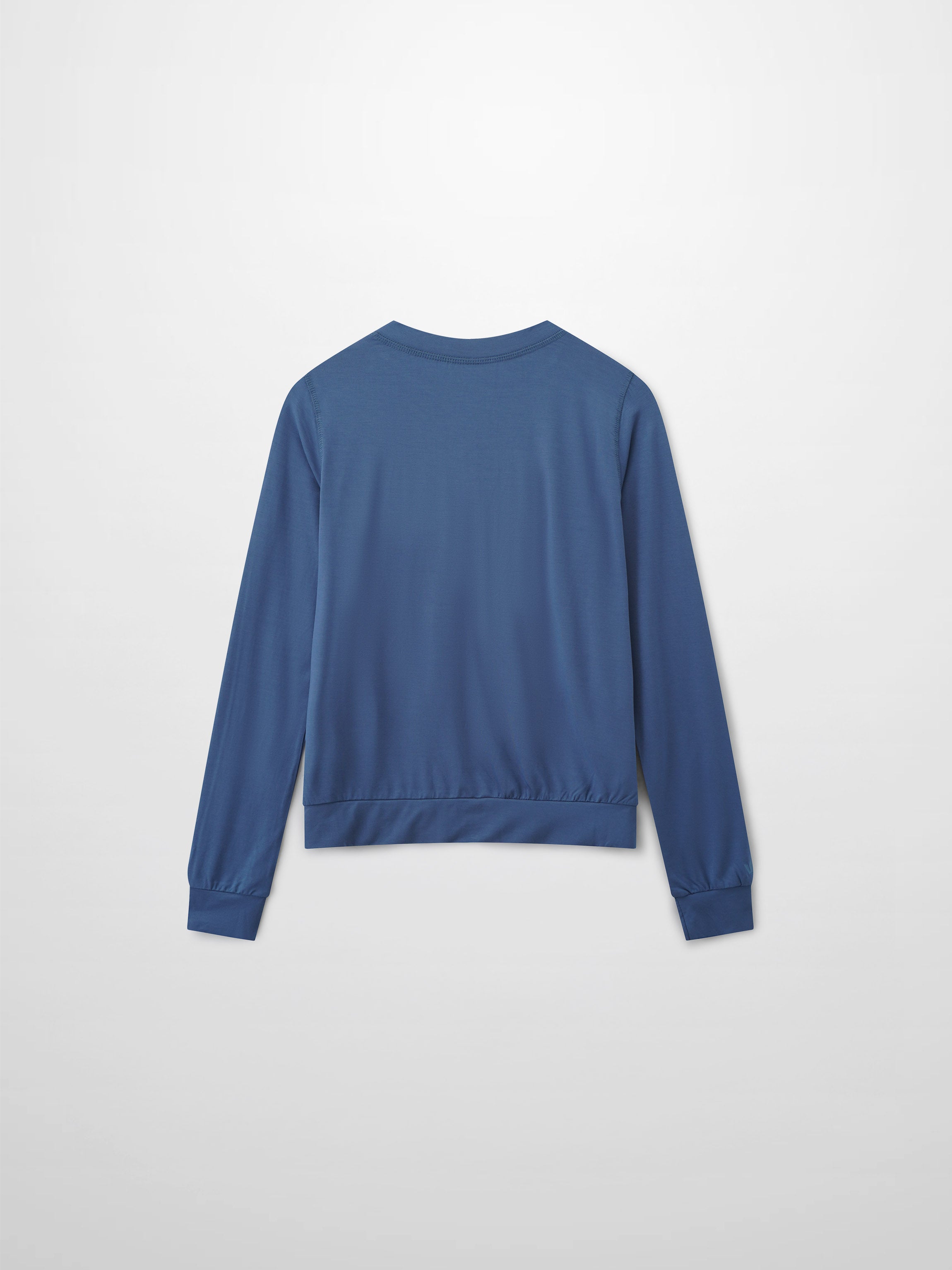 Modal Zip Up Bomber-Blue