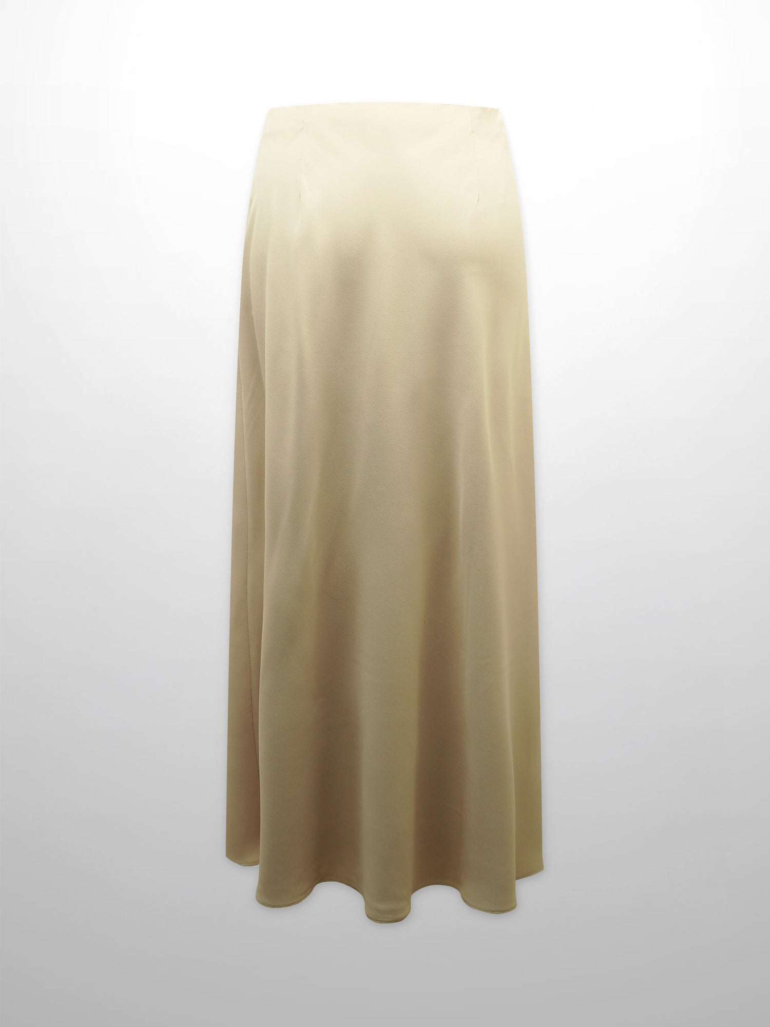 Crepe Slip Skirt-Tan