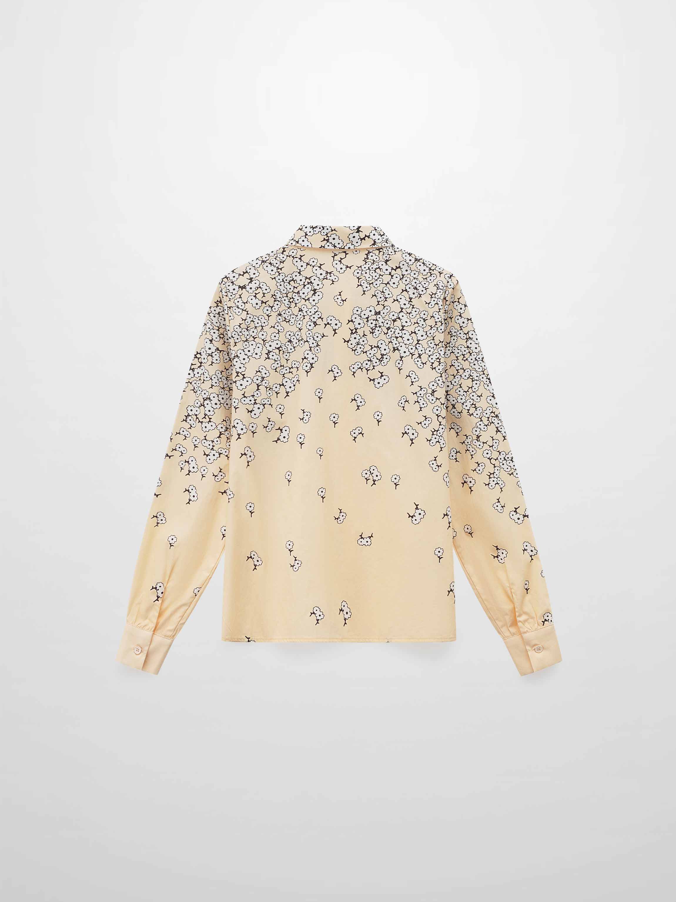 Ombre Flower Blouse-Peach