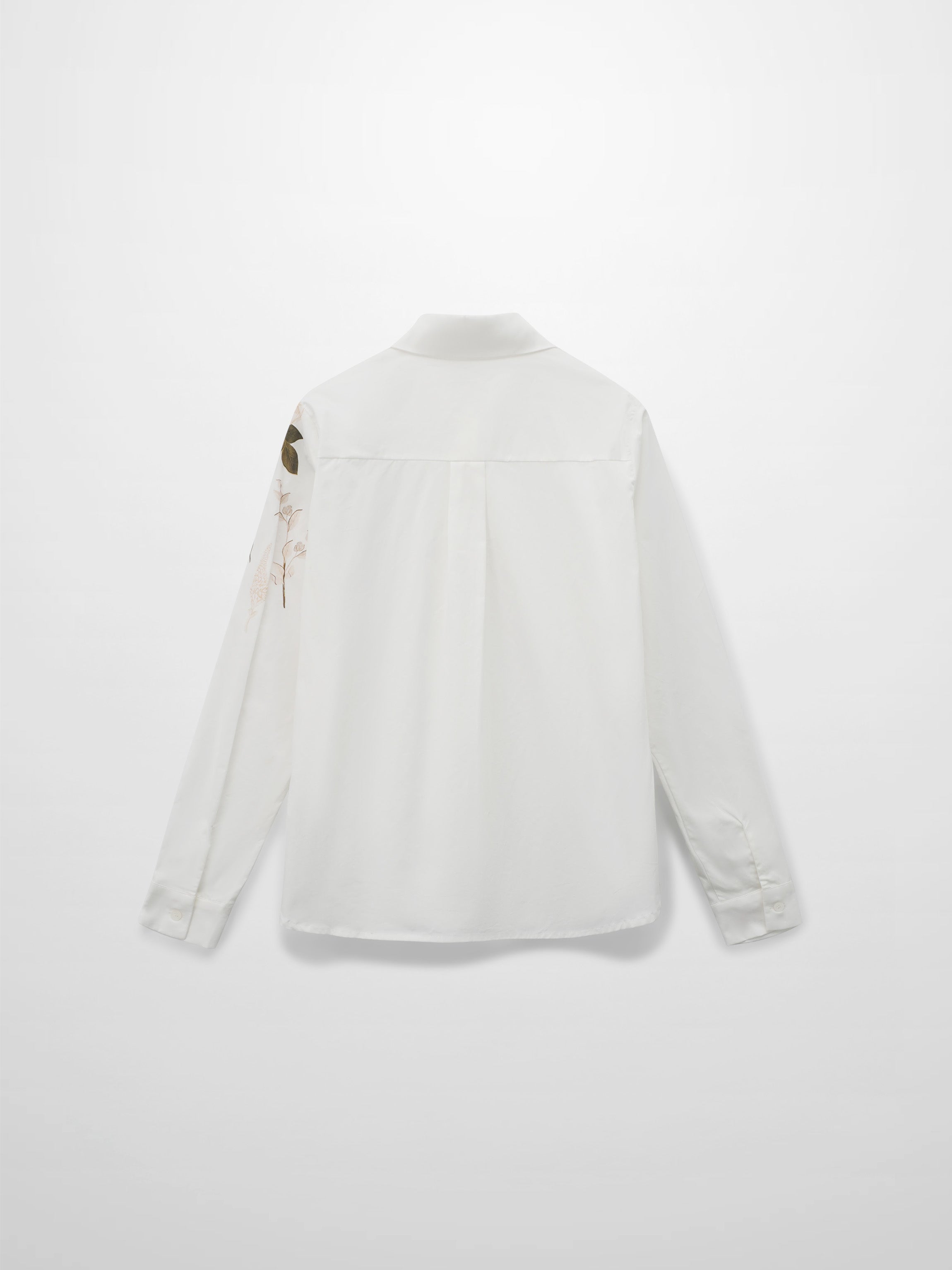 Floral Design Blouse-White