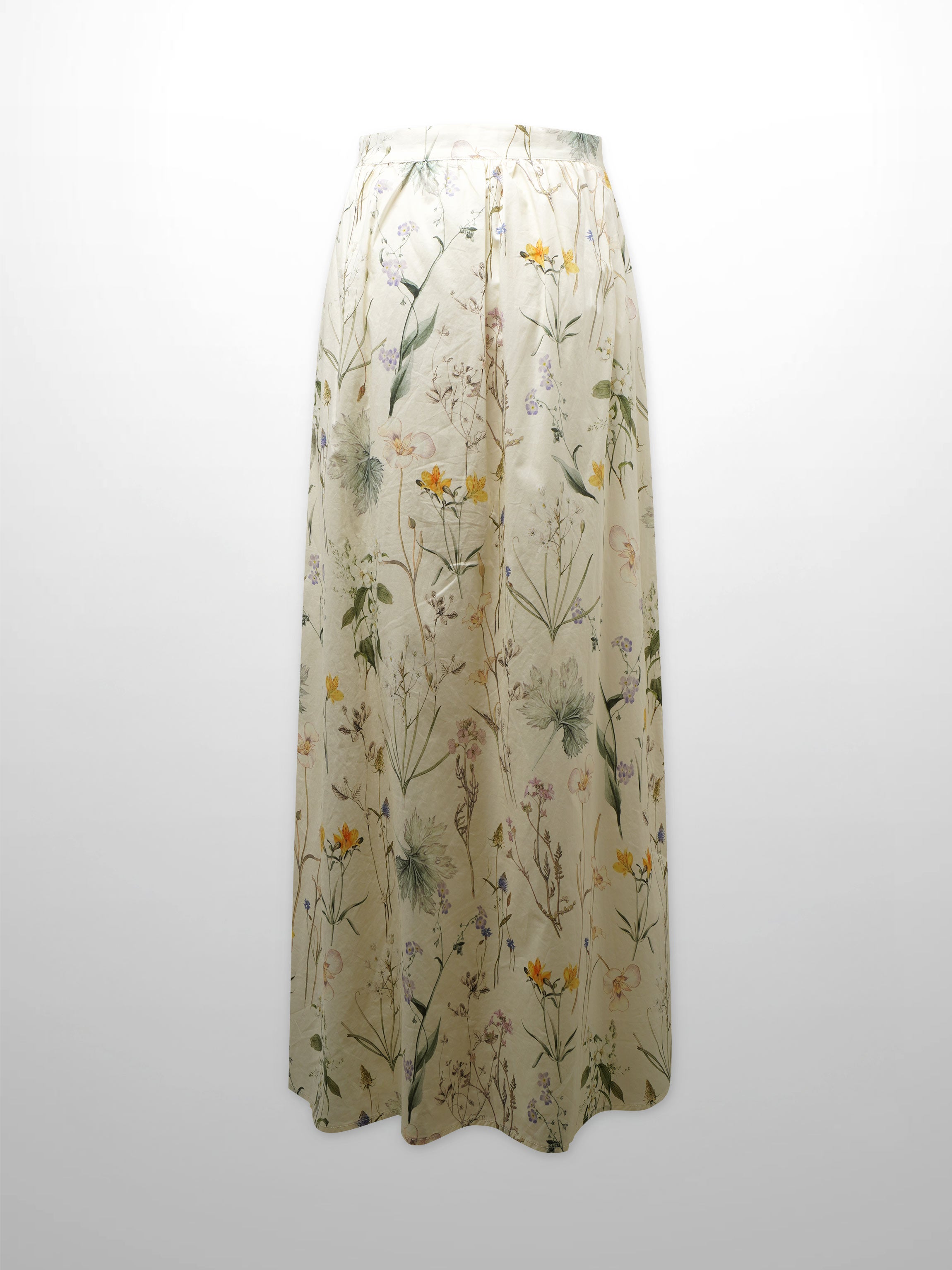 Yoke Floral Skirt-Vintage Floral