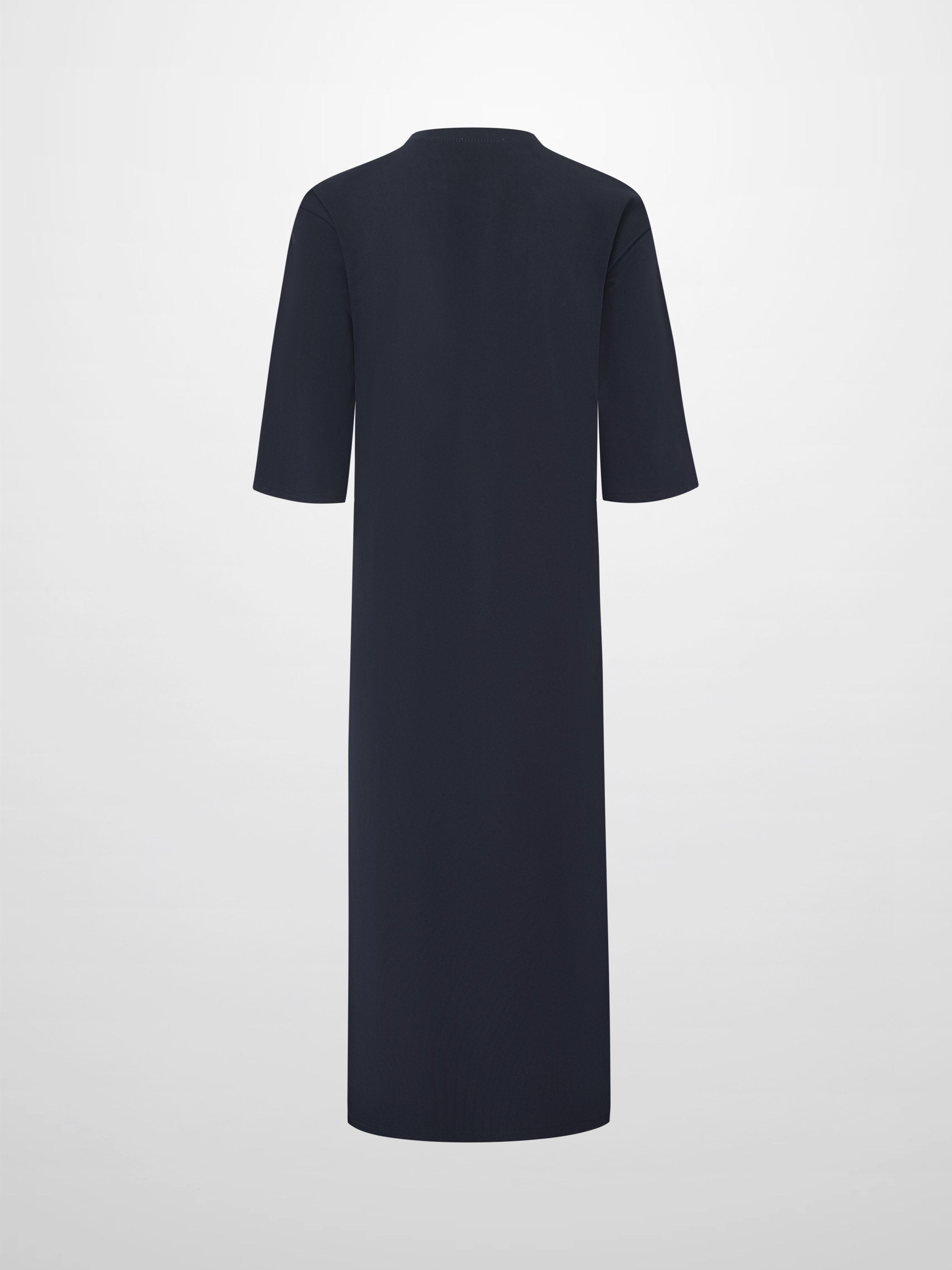 Maxi T-Shirt Dress-Navy/White Tower