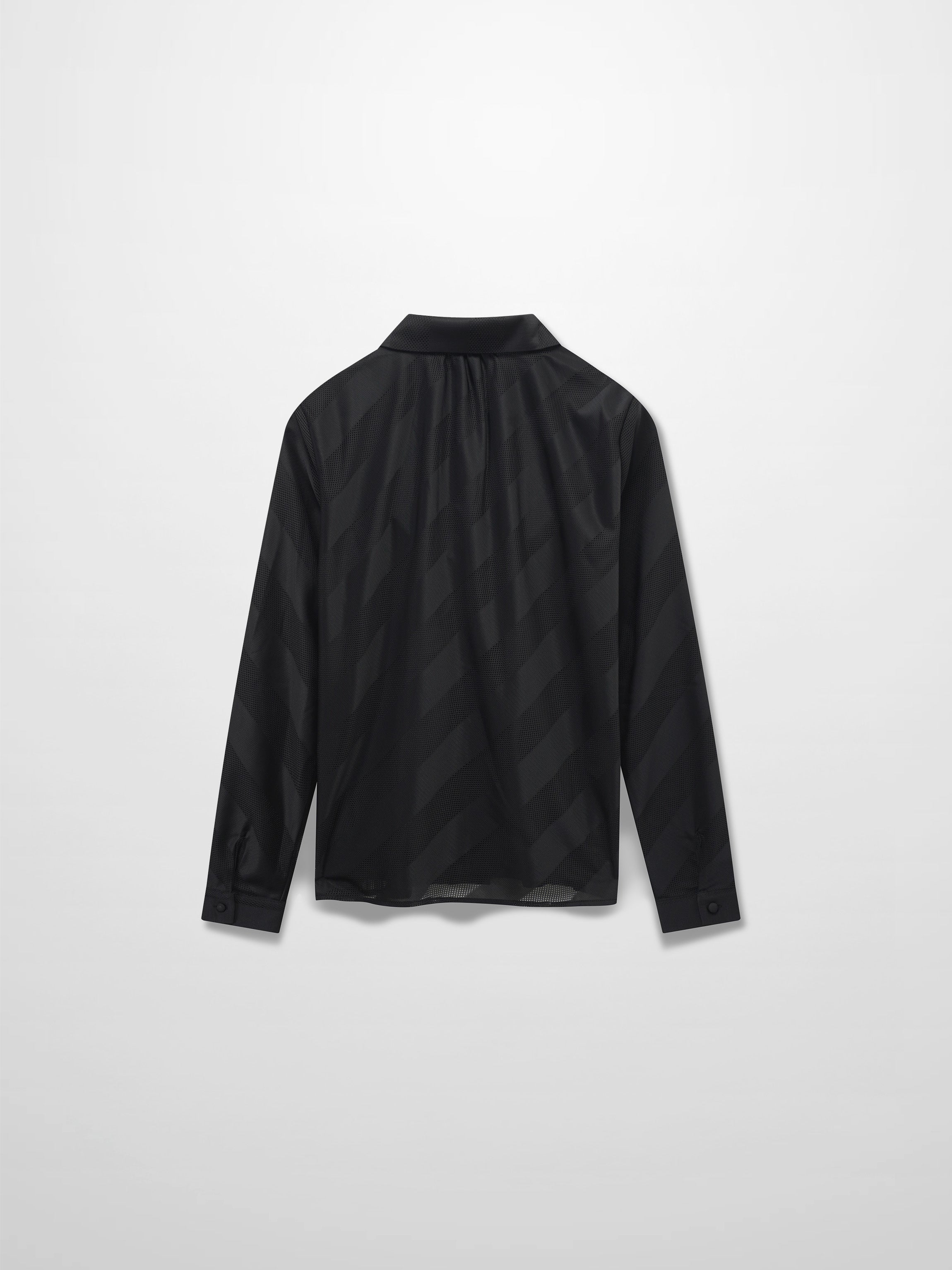 Perforated Blouse-Black