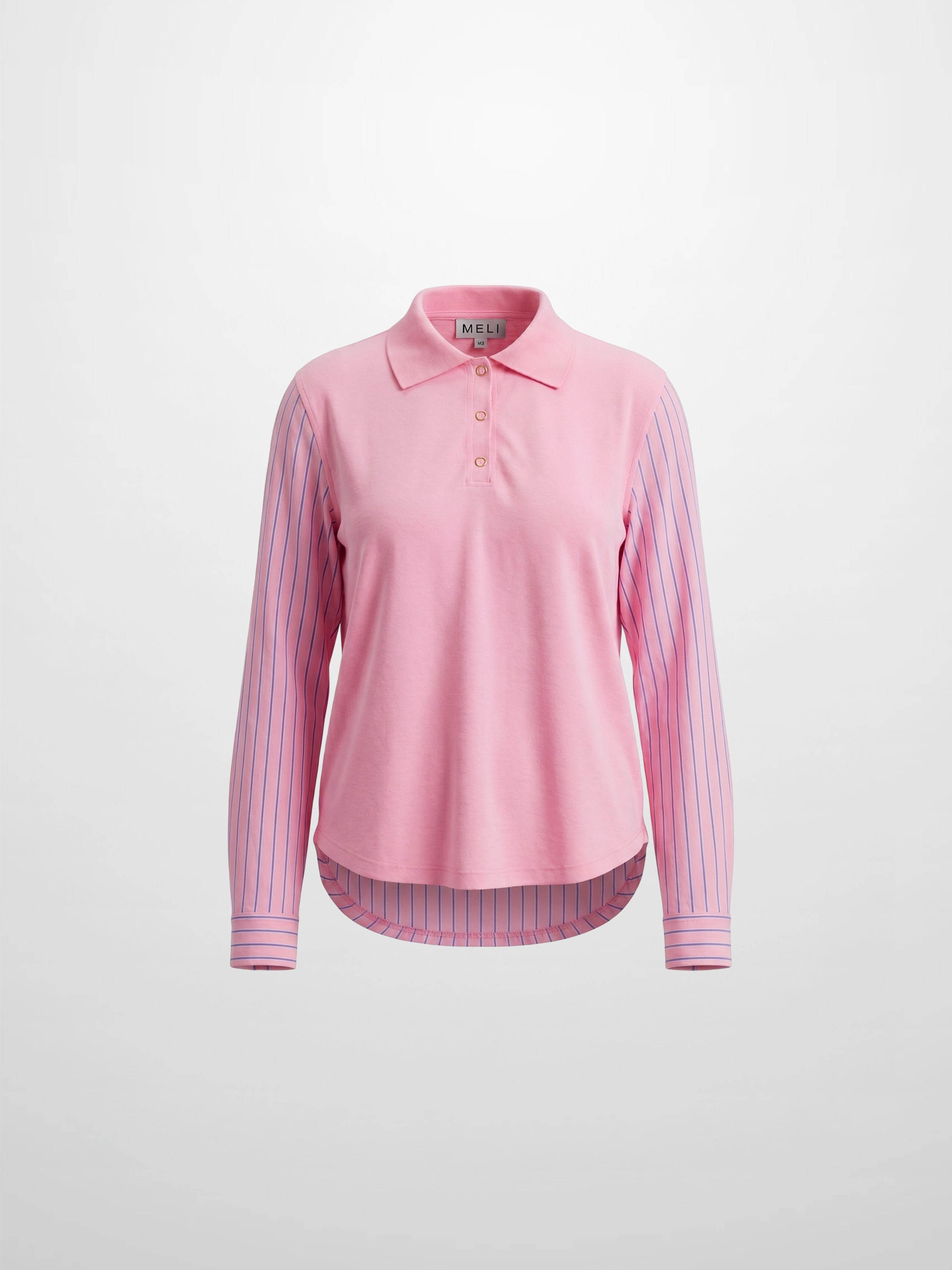 Shirt Back Polo T-Shirt-Pink
