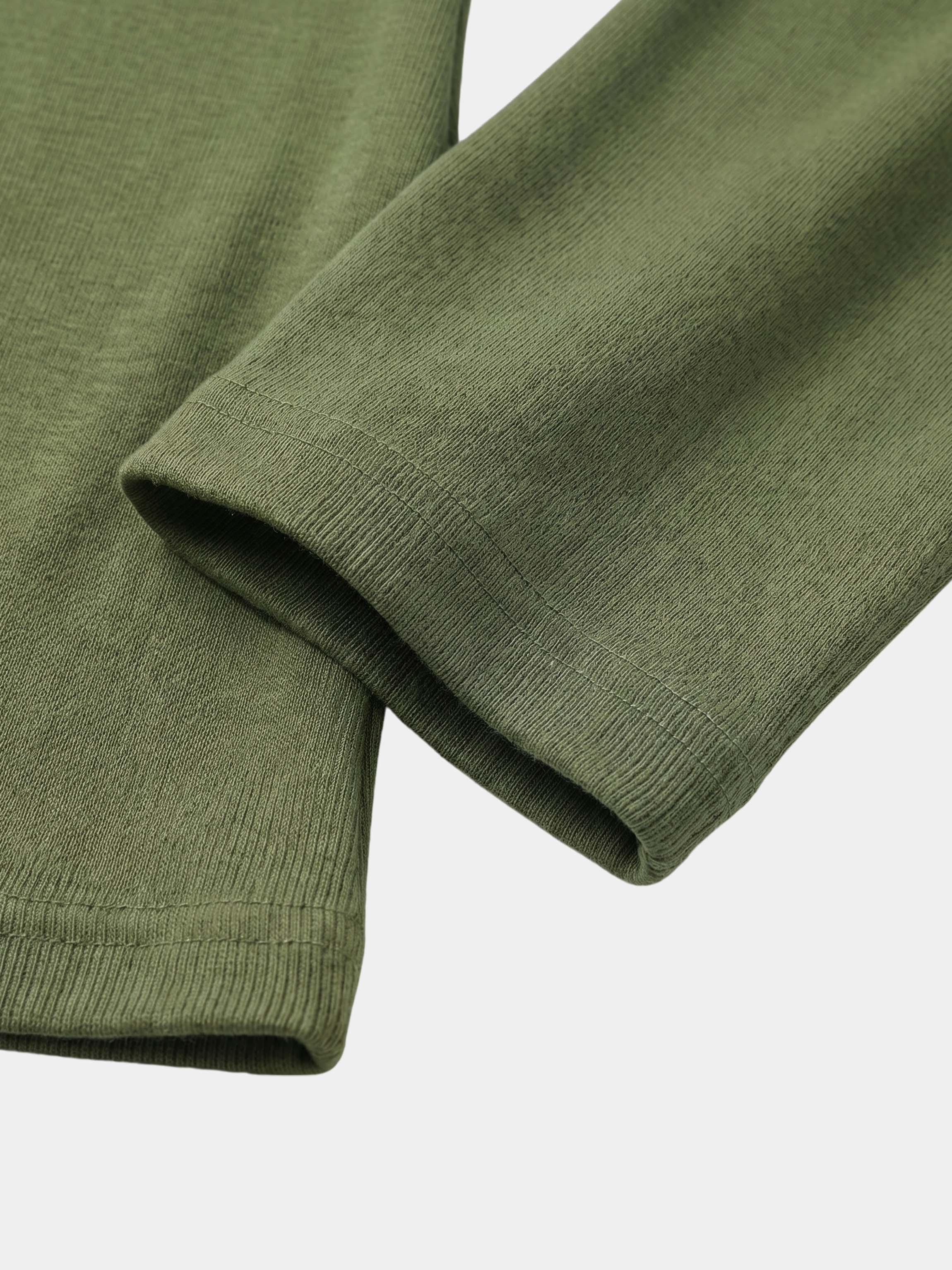Button Down Ribbed Maxi Dress-Olive