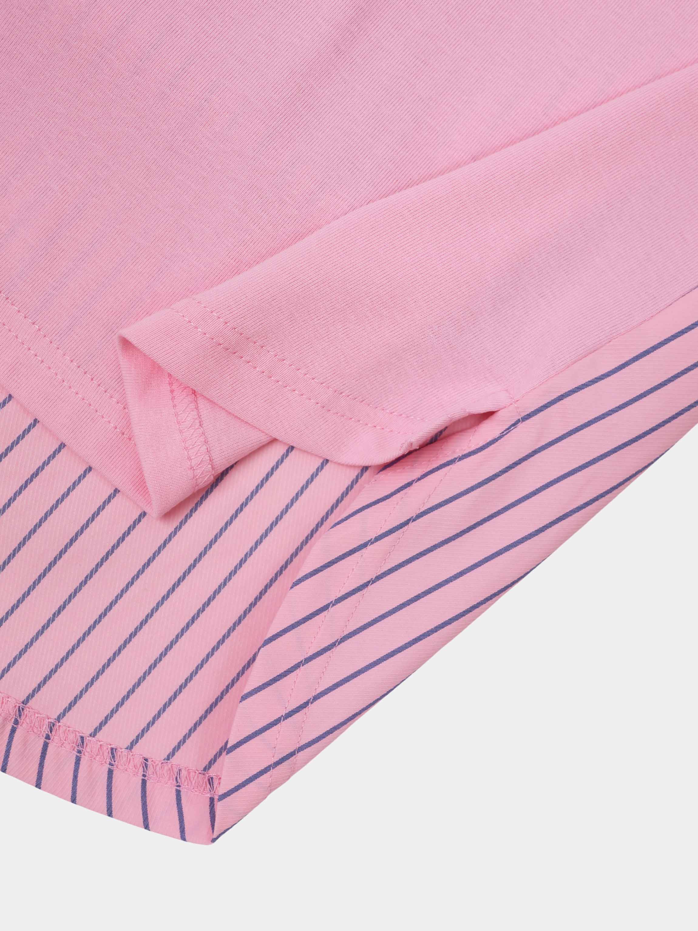 Shirt Back Polo T-Shirt-Pink