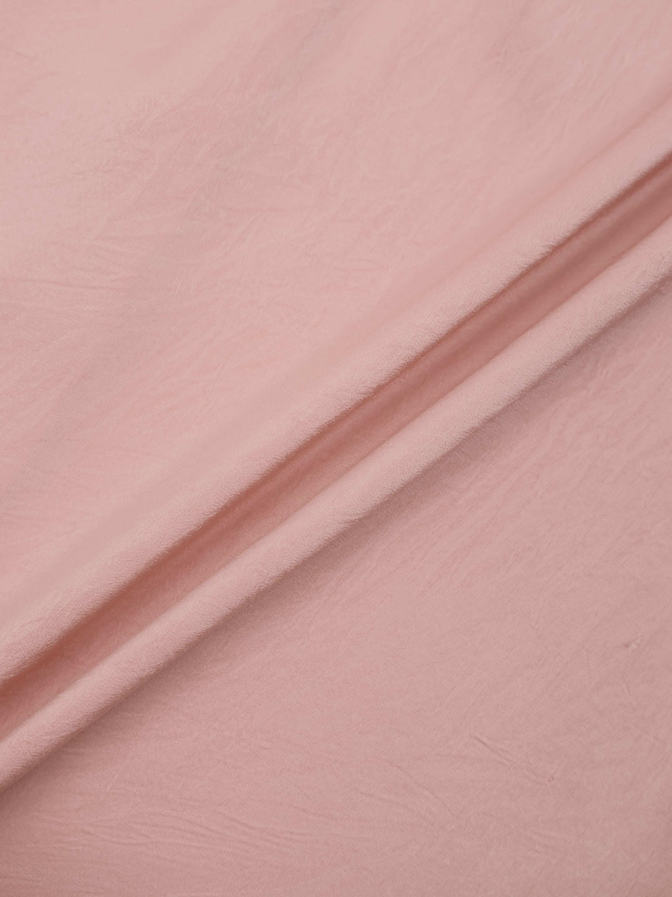 Fringe Bow Blouse-Pink
