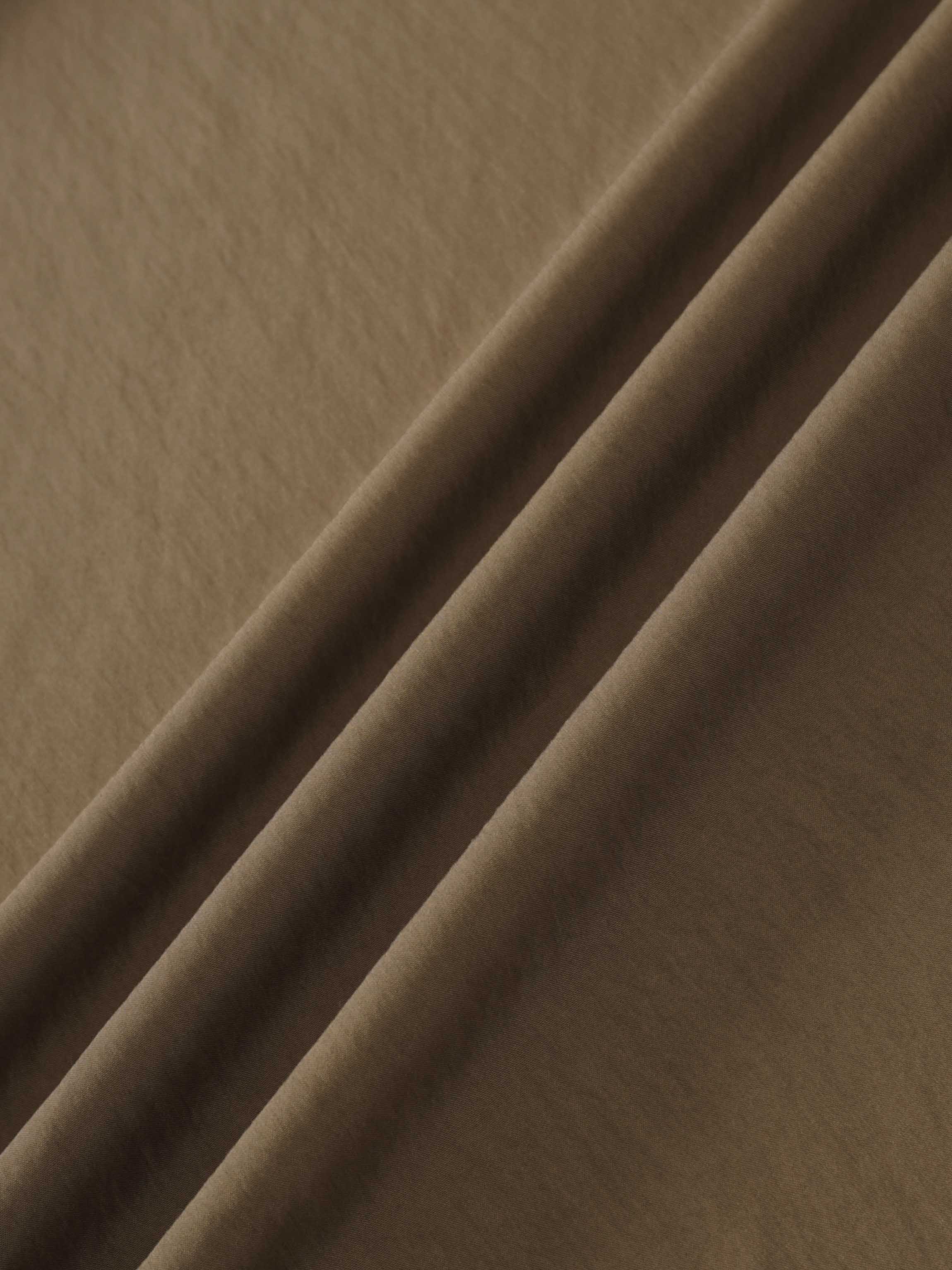 Crinkle Skirt 37"-Brown