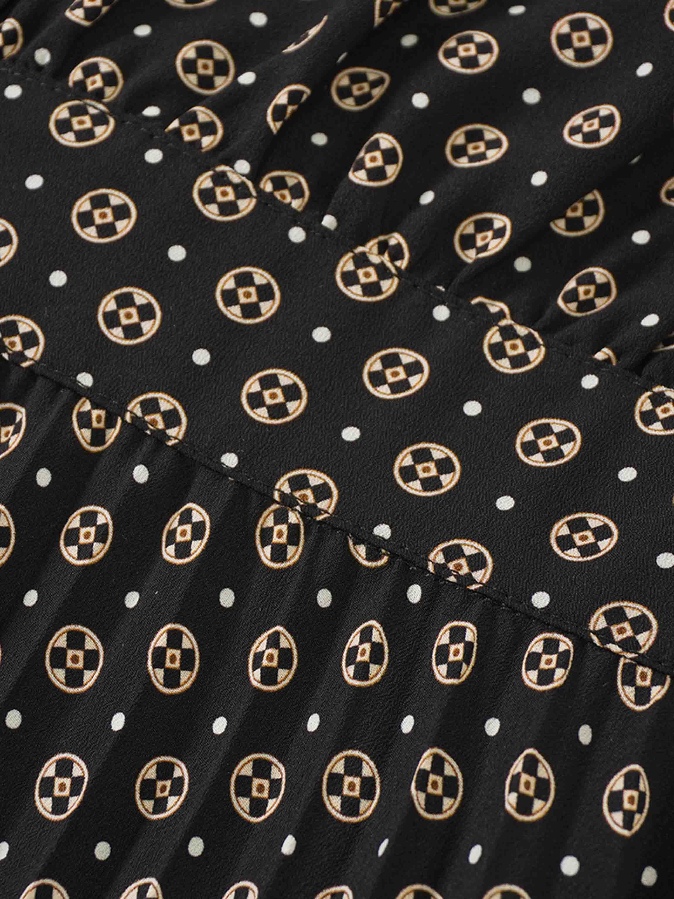 Linda Dress-Geometric