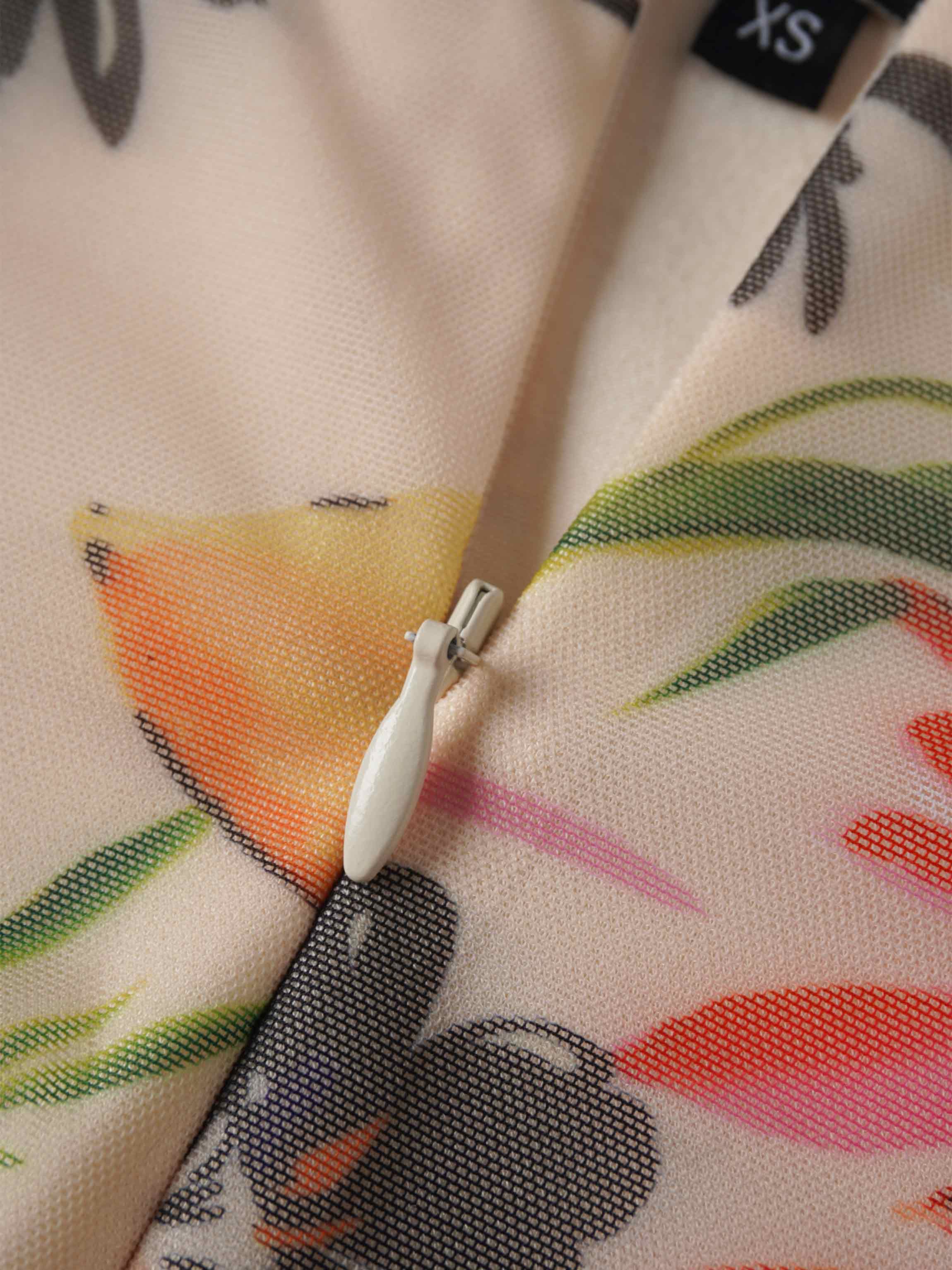 Mesh Tiered Dress-Spring Floral