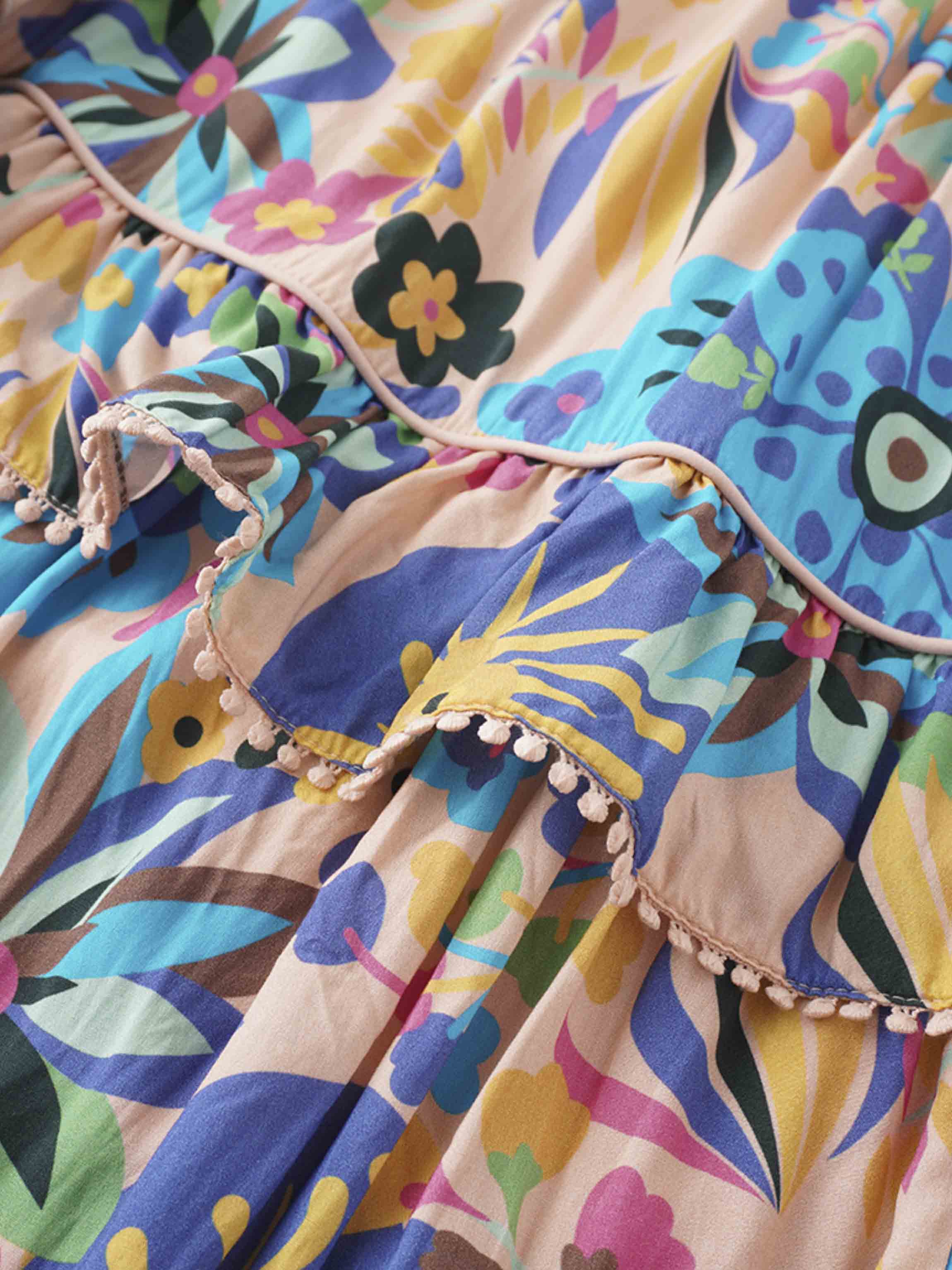 Pintuck Detail Skirt-Peach Craze