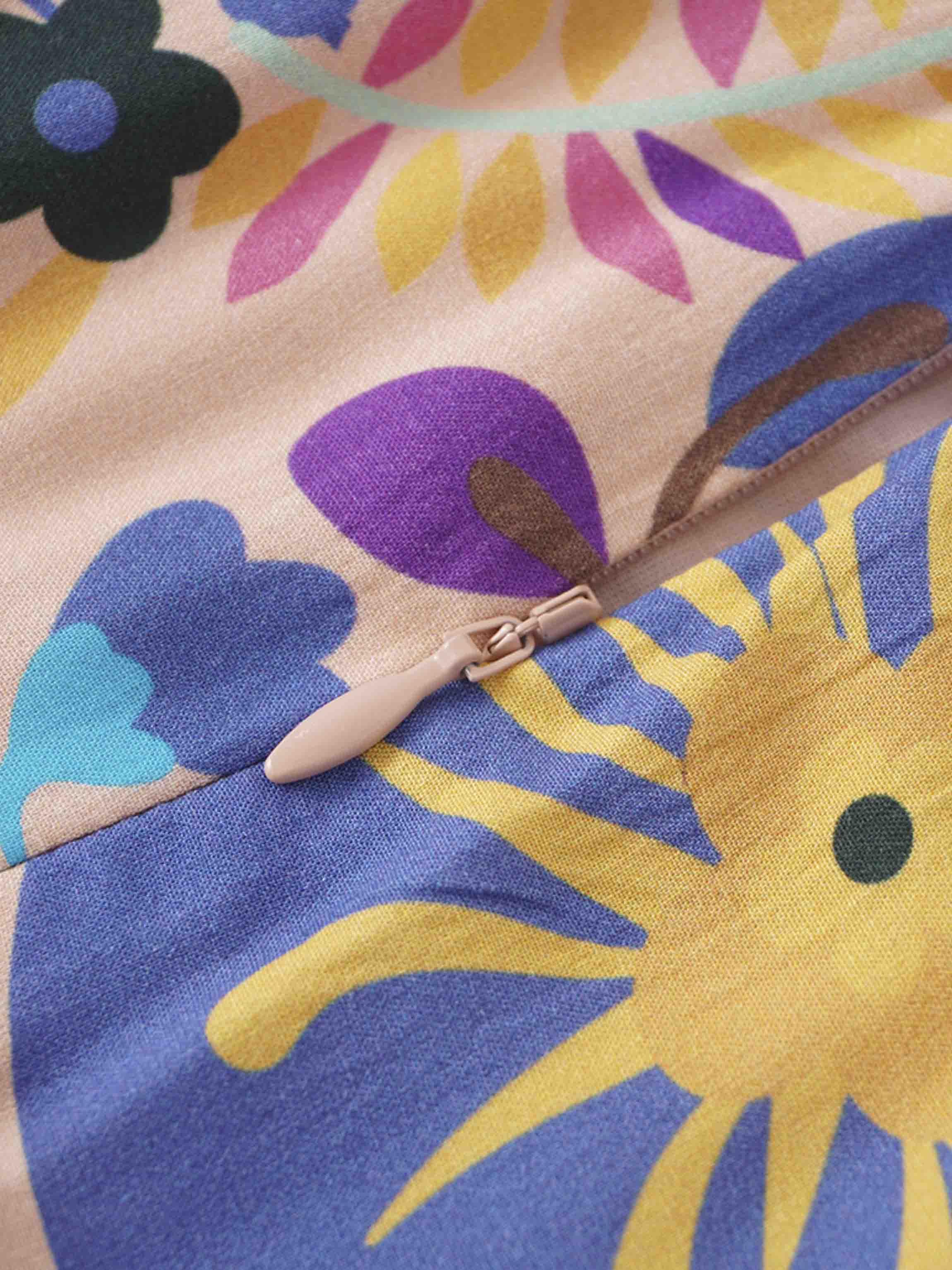 Pintuck Detail Skirt-Peach Craze