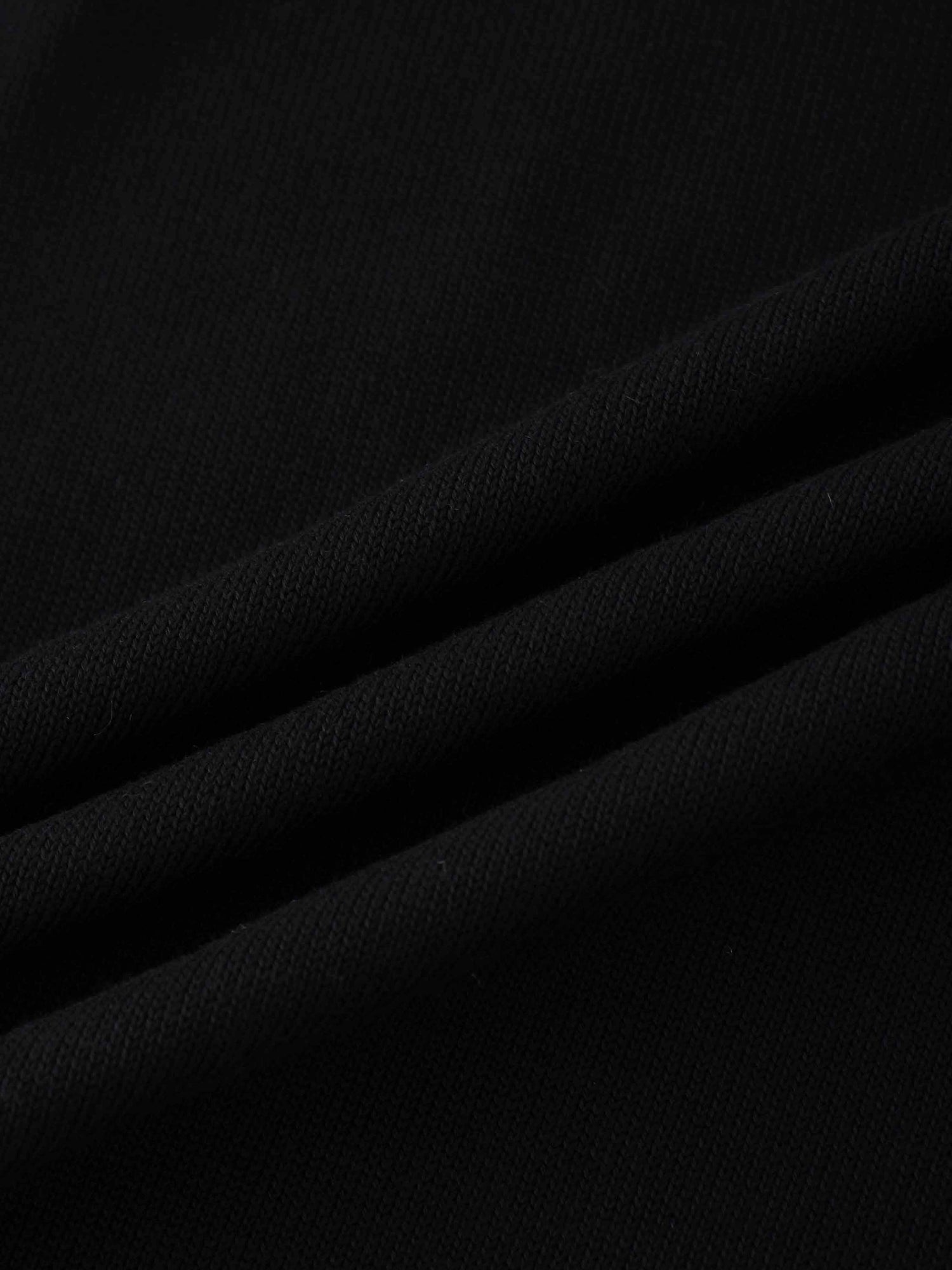Sequin Trim Sweater-Black