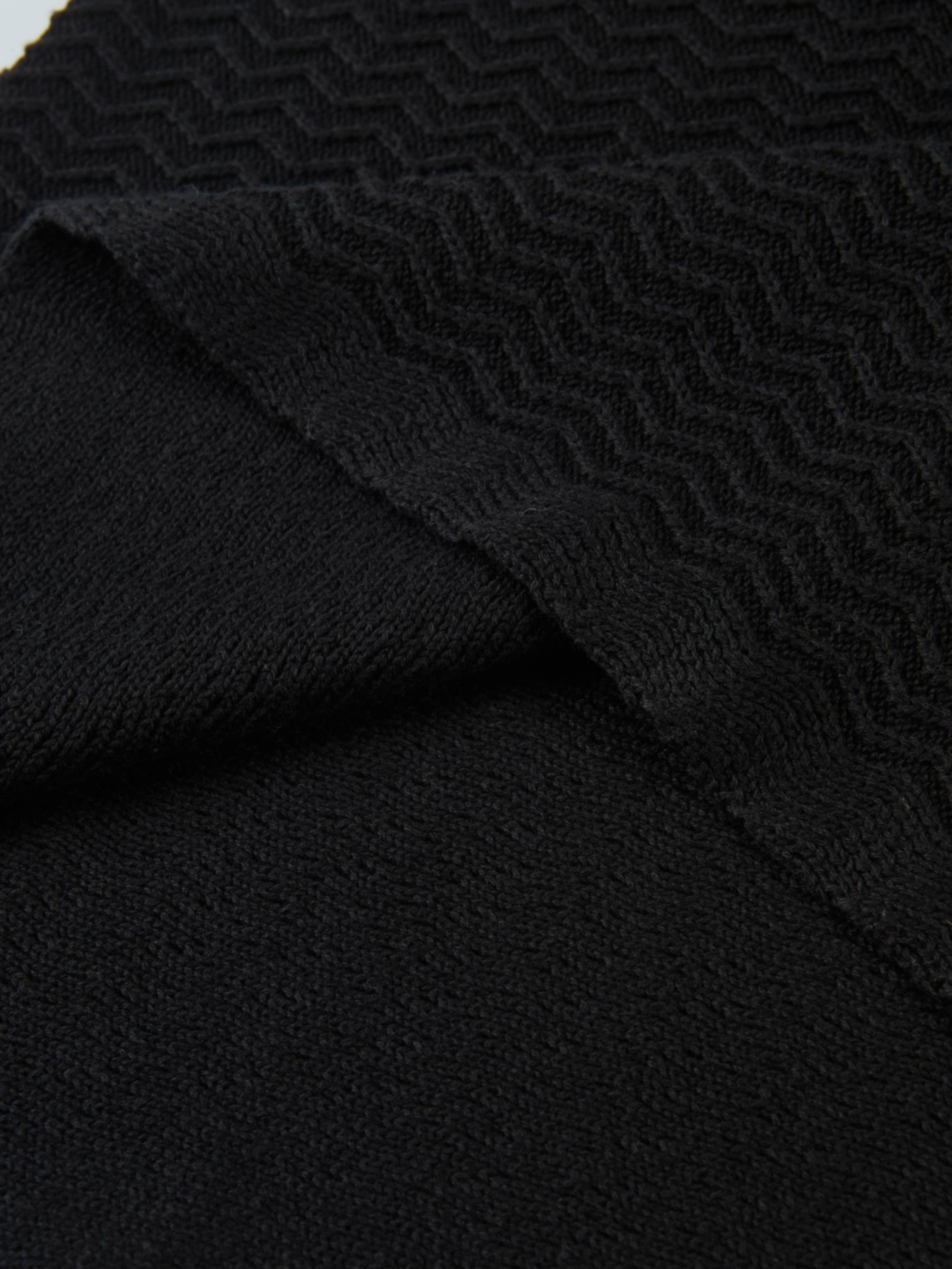 Maxi Knit Skirt - Solid Black