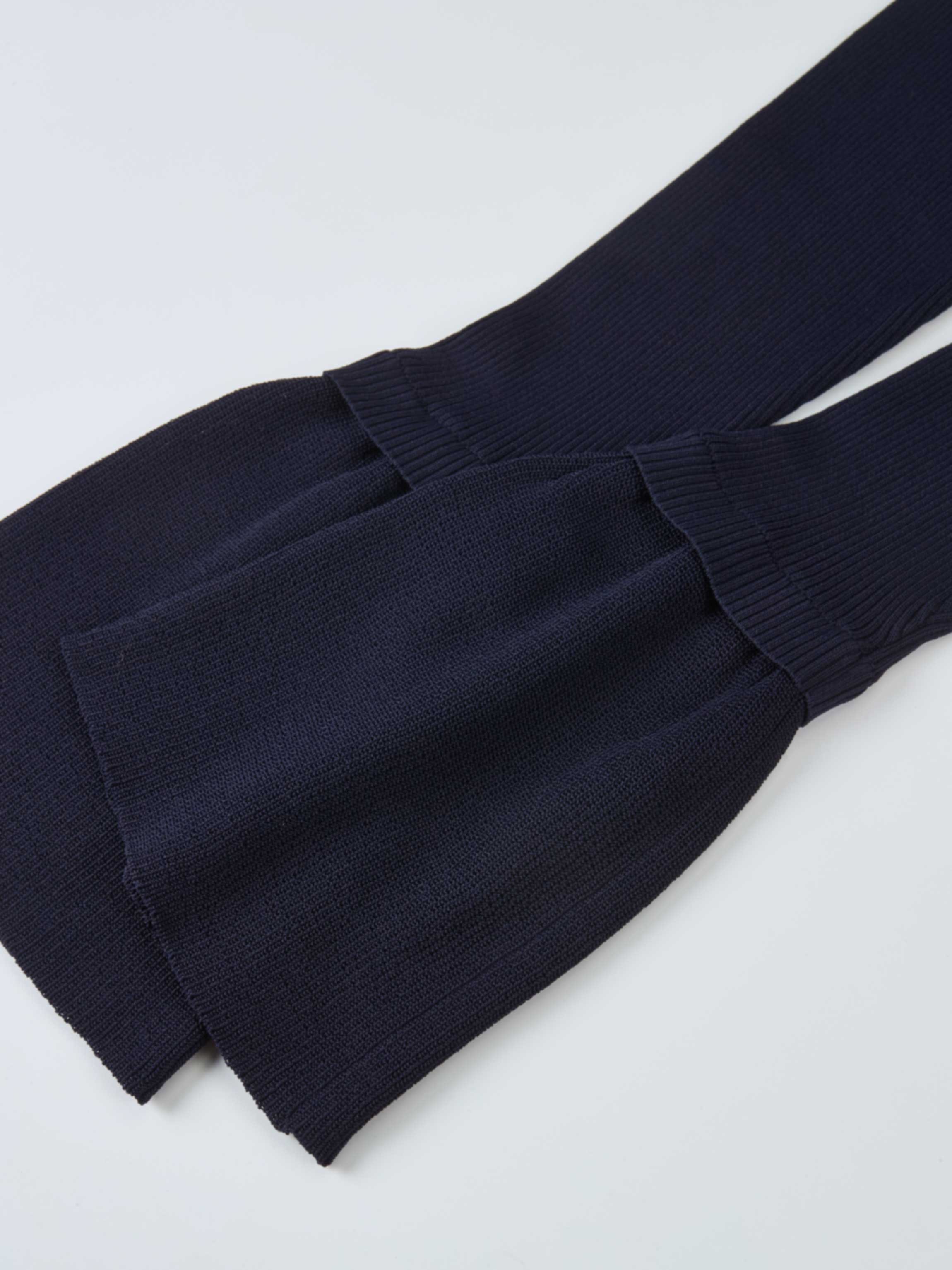 Ruffle Cuff Sweater - Navy