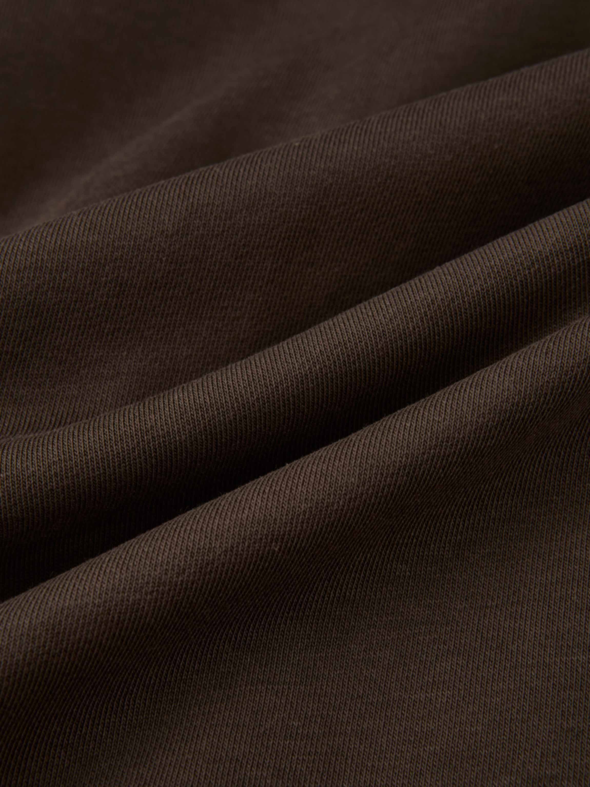 Lightweight Zip Up Hoodie - Brown
