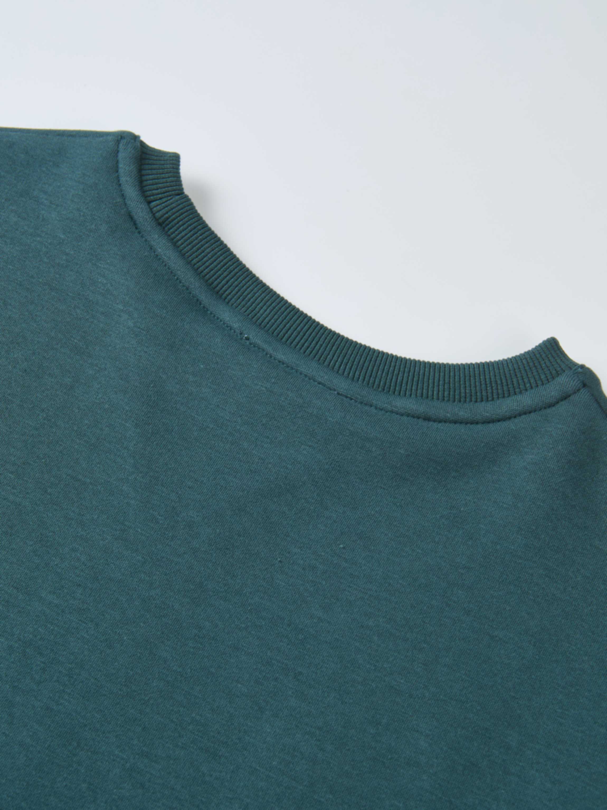 Embroidered Logo Sweatshirt - Teal