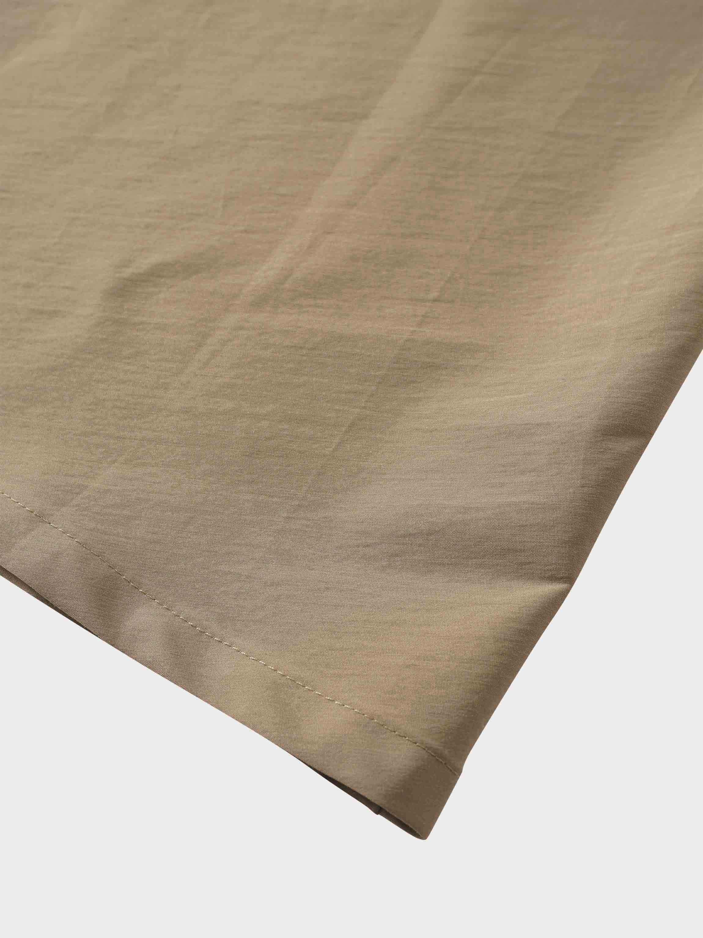 Elastic Back Maxi Cotton Blend Skirt-Mocha Mousse