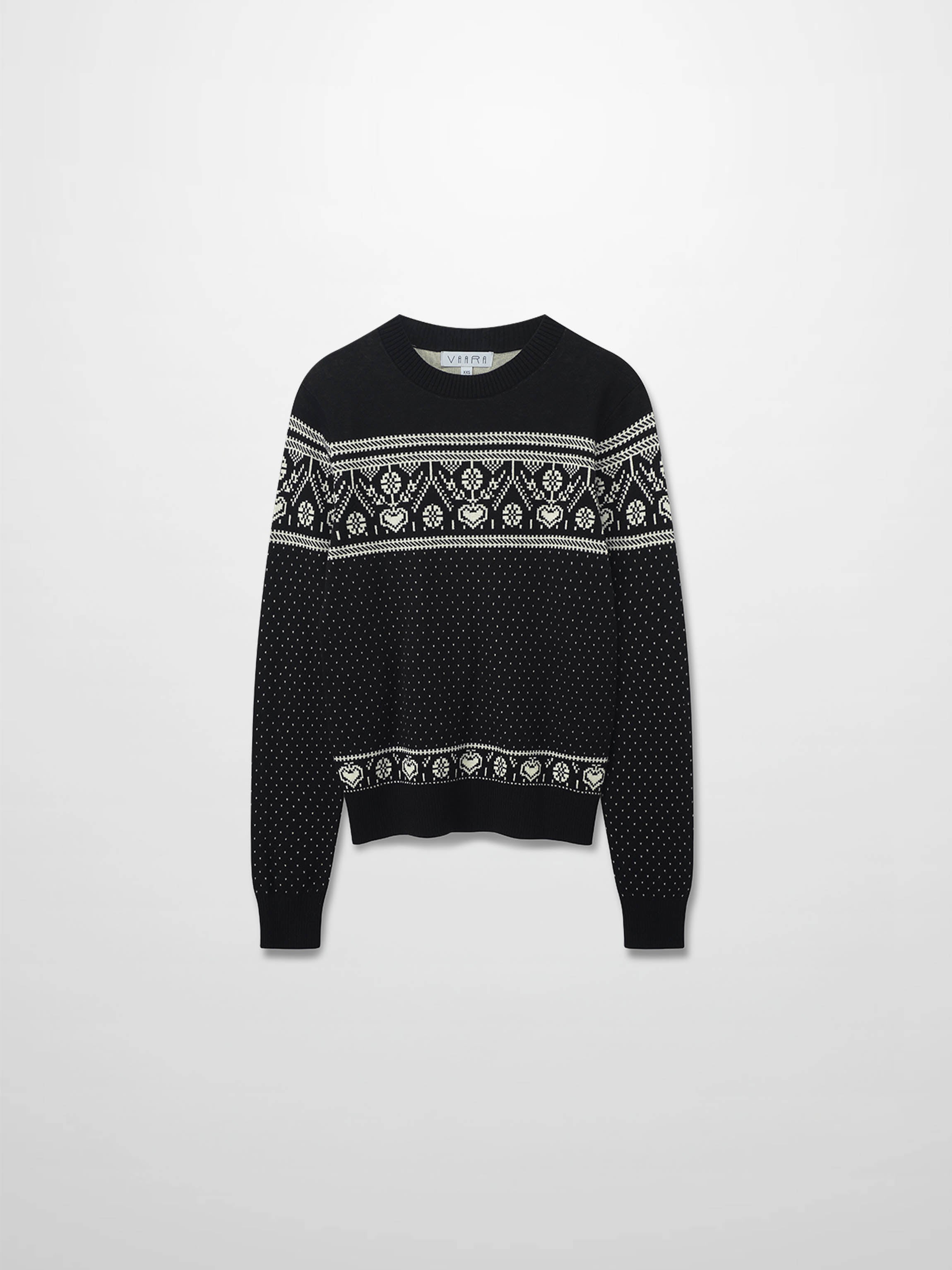 Designed Sweater-White Combo Print