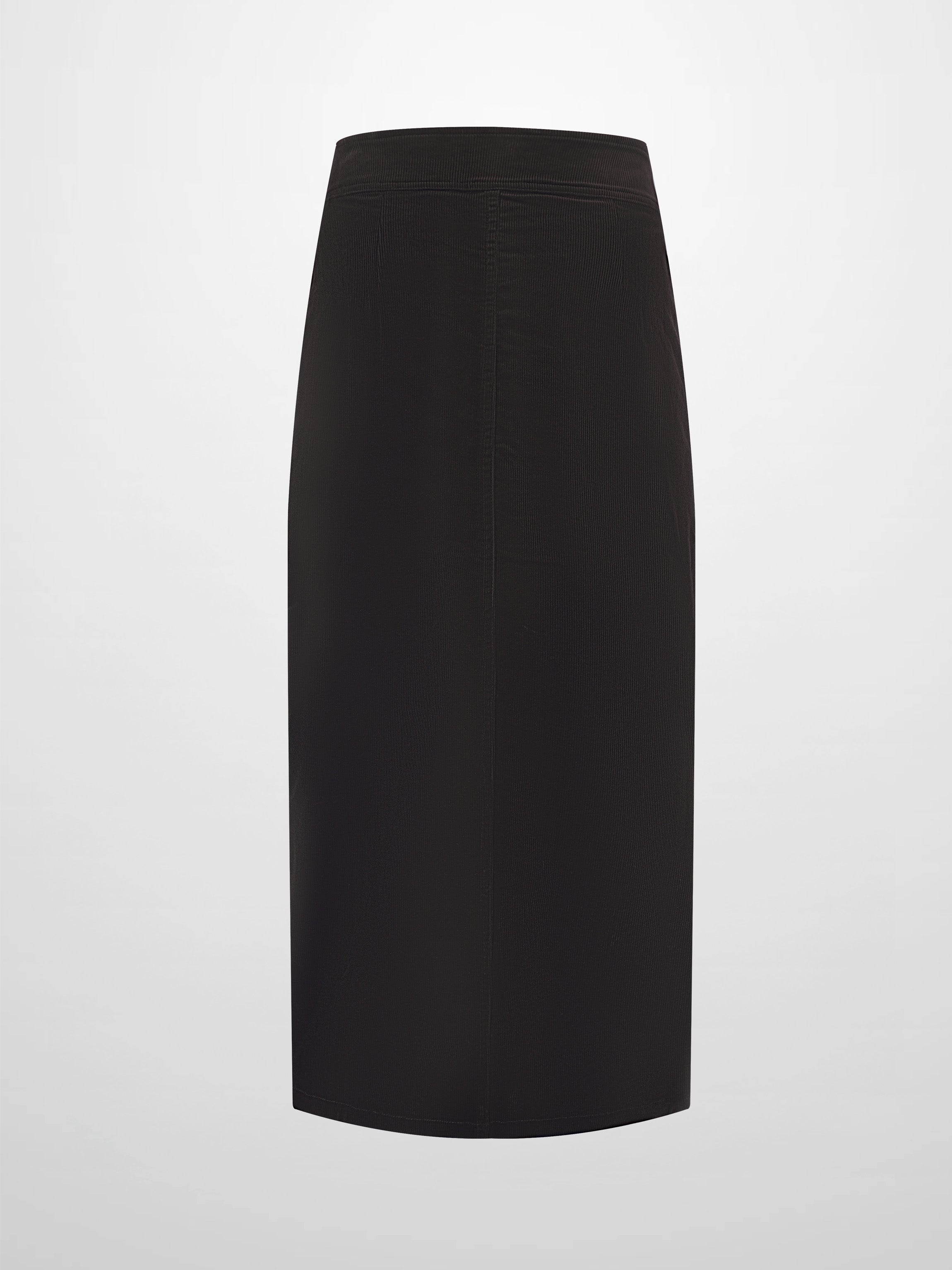 Snap Down Corduroy Skirt - Green