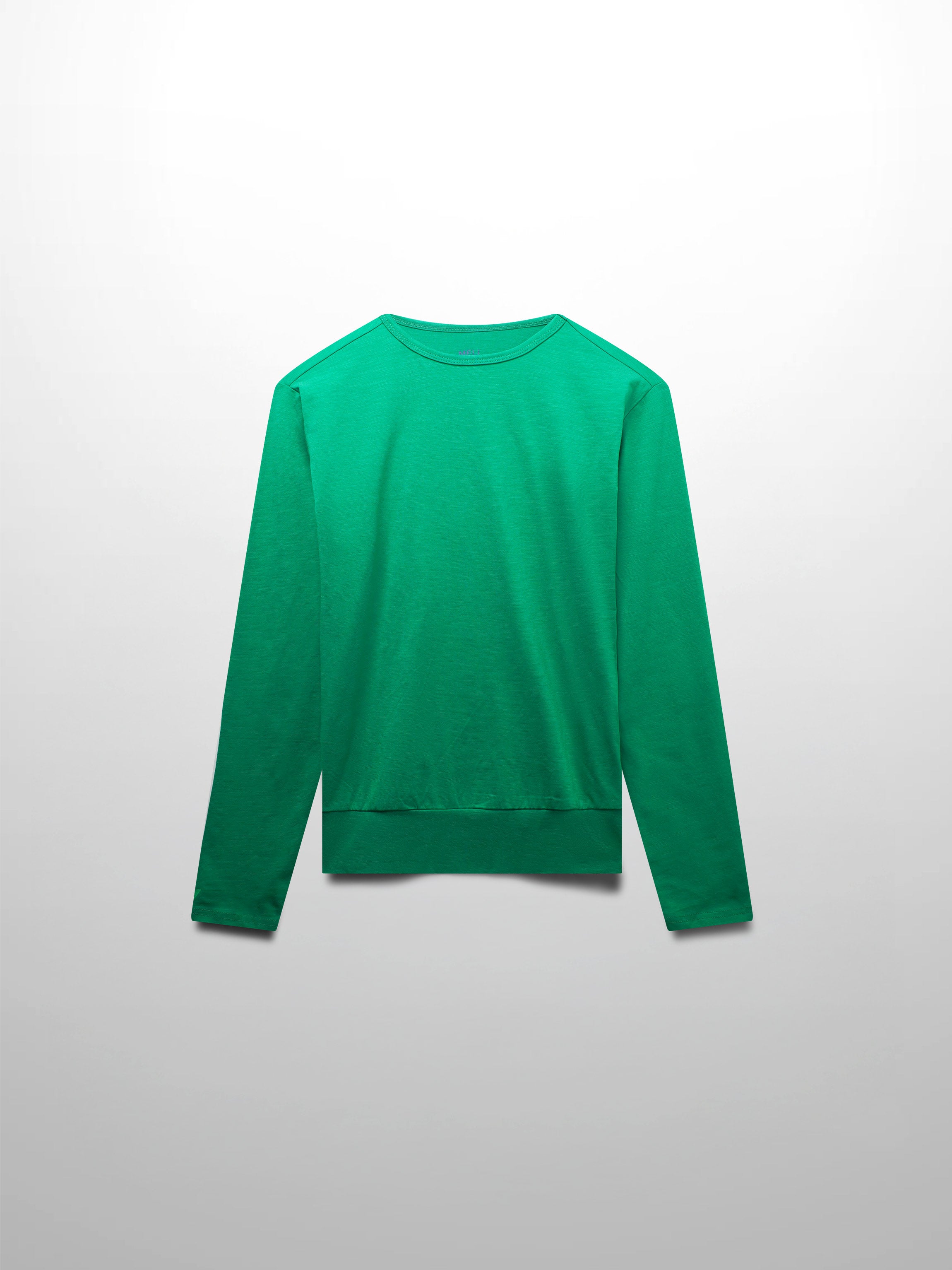 Crew Bomber Tee-Kelly Green