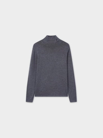 Knit Turtleneck-Grey