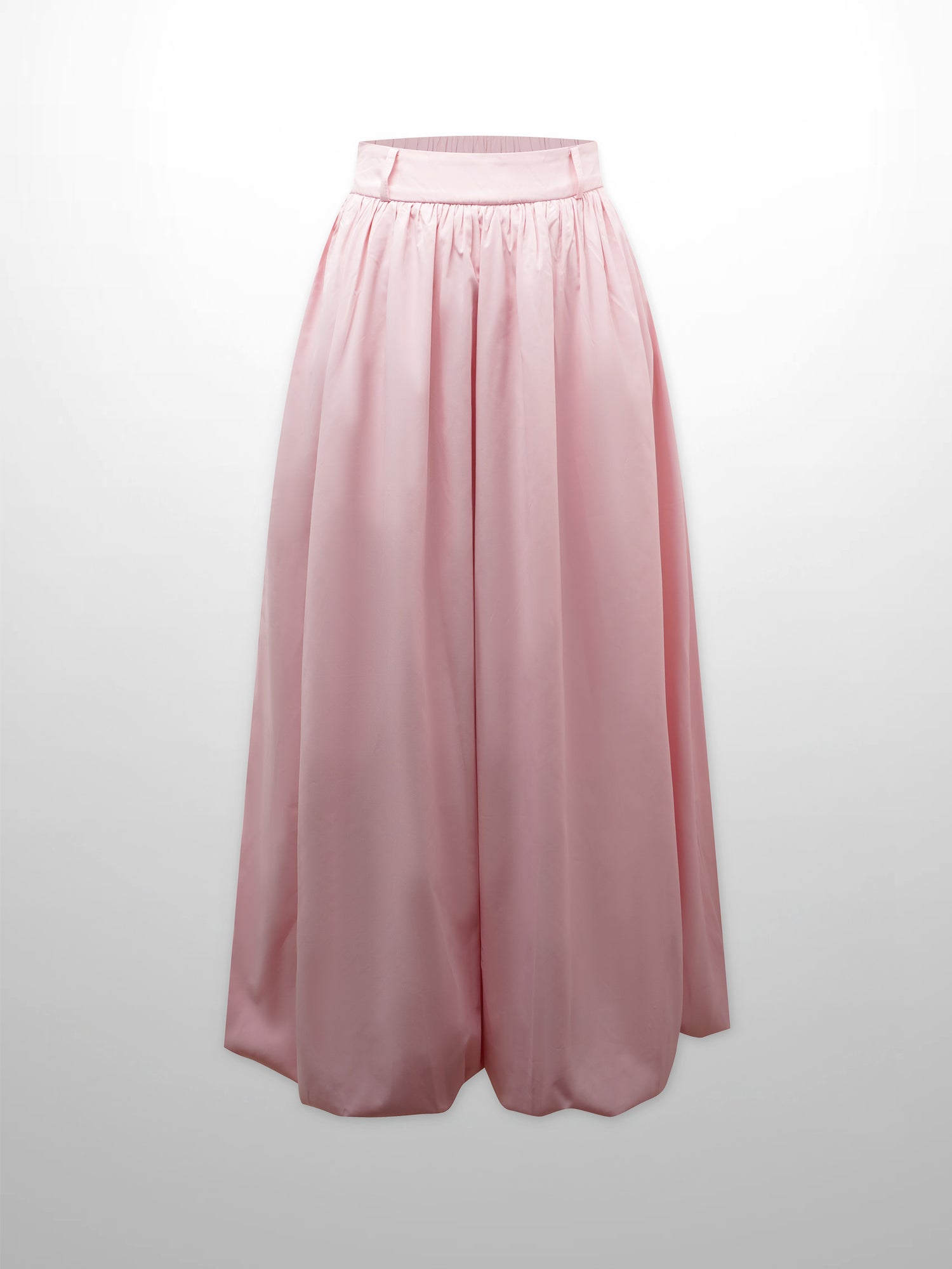 Taffeta Bubble Skirt-Pink