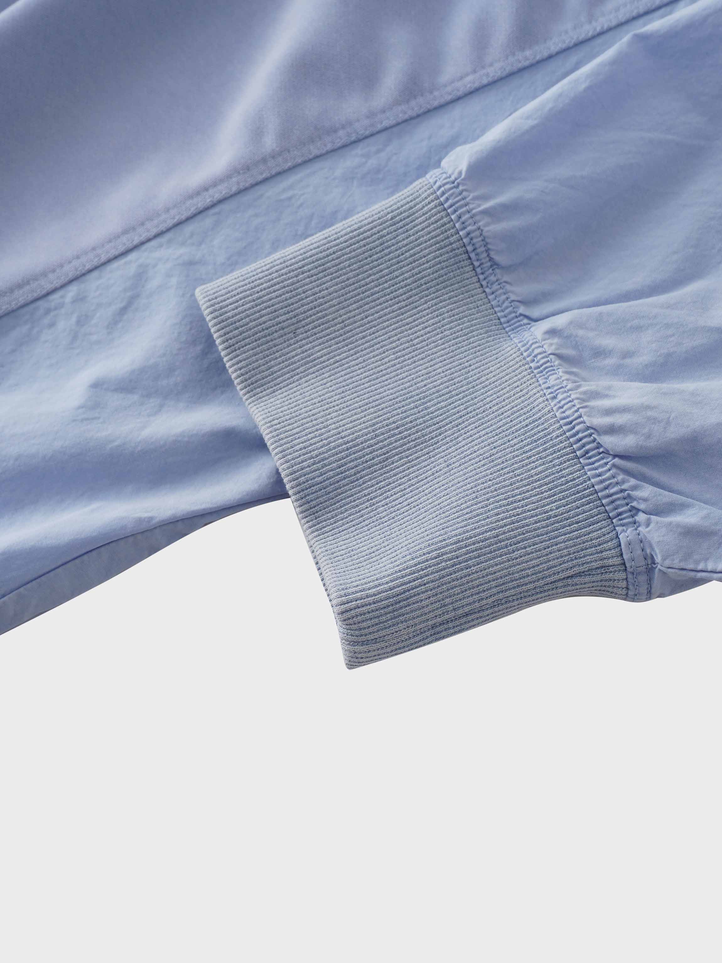 Washed Dolman Bomber Tee-Blue