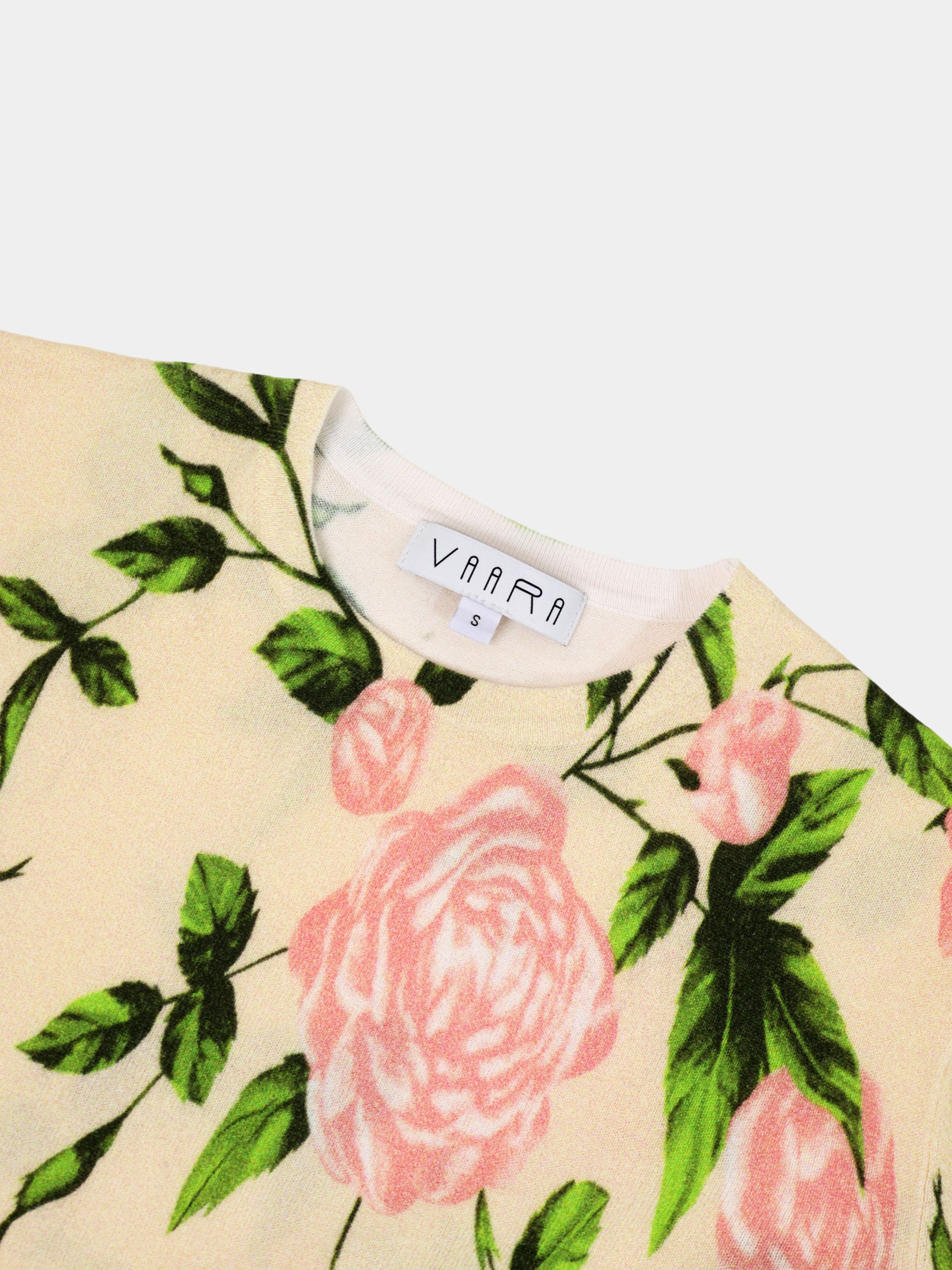 Printed Sweater-Cream Pop Floral