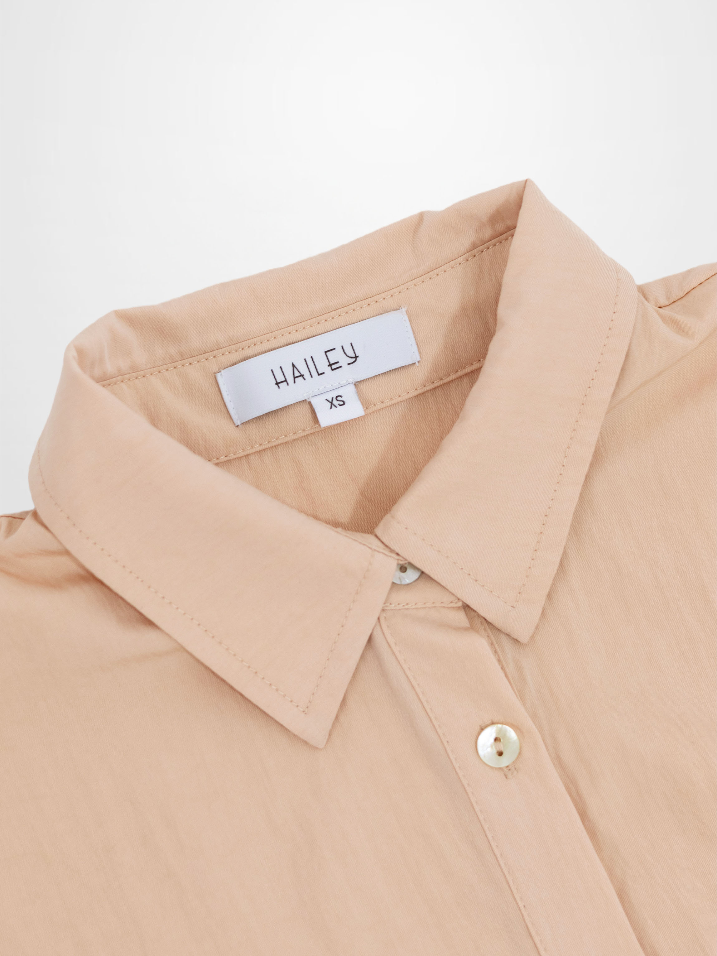 Boxy Dolman Sleeve Crinkle Blouse-Peach