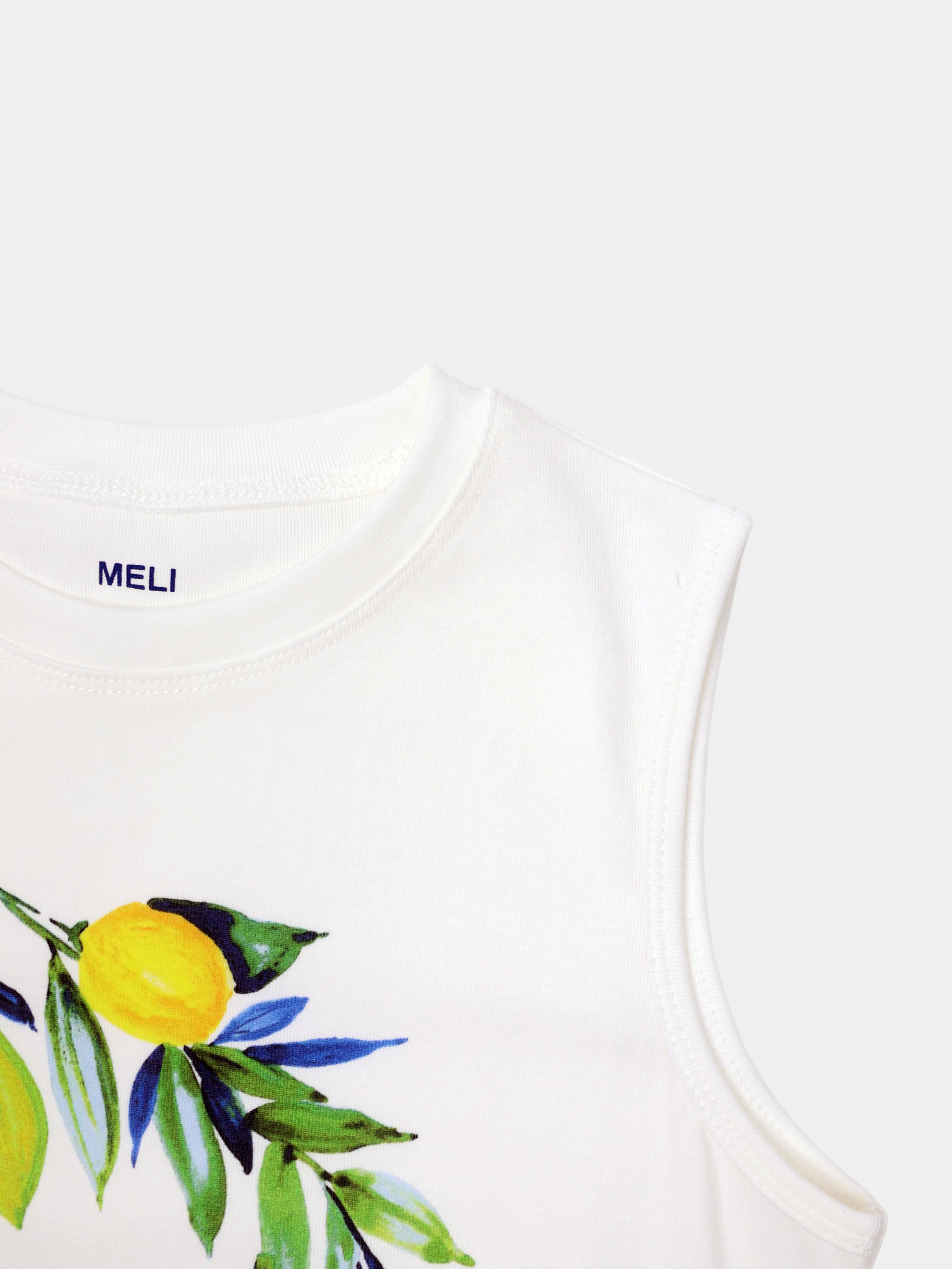 Sleeveless Tee-Lemon