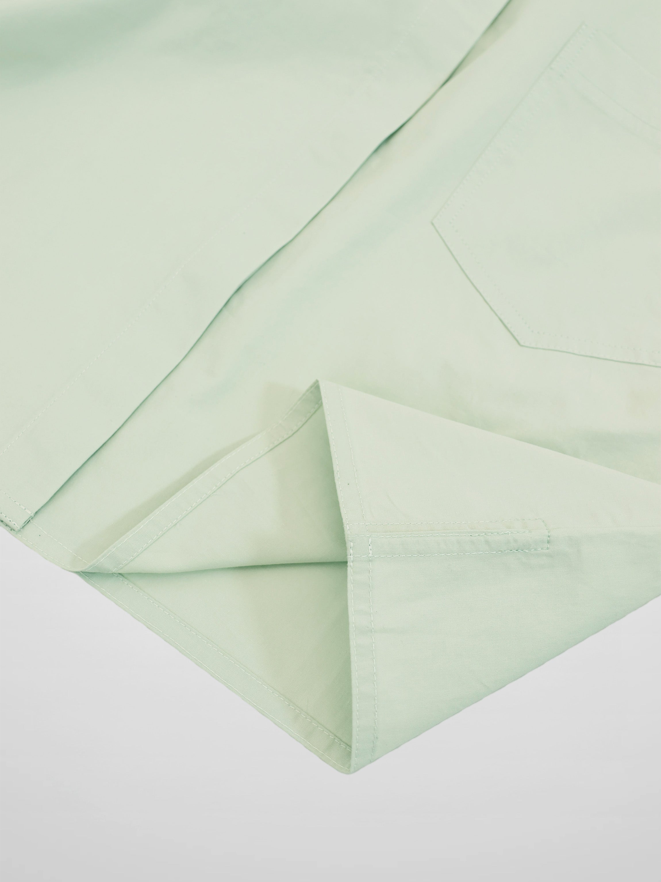 Cotton Crop Blouse-Mint