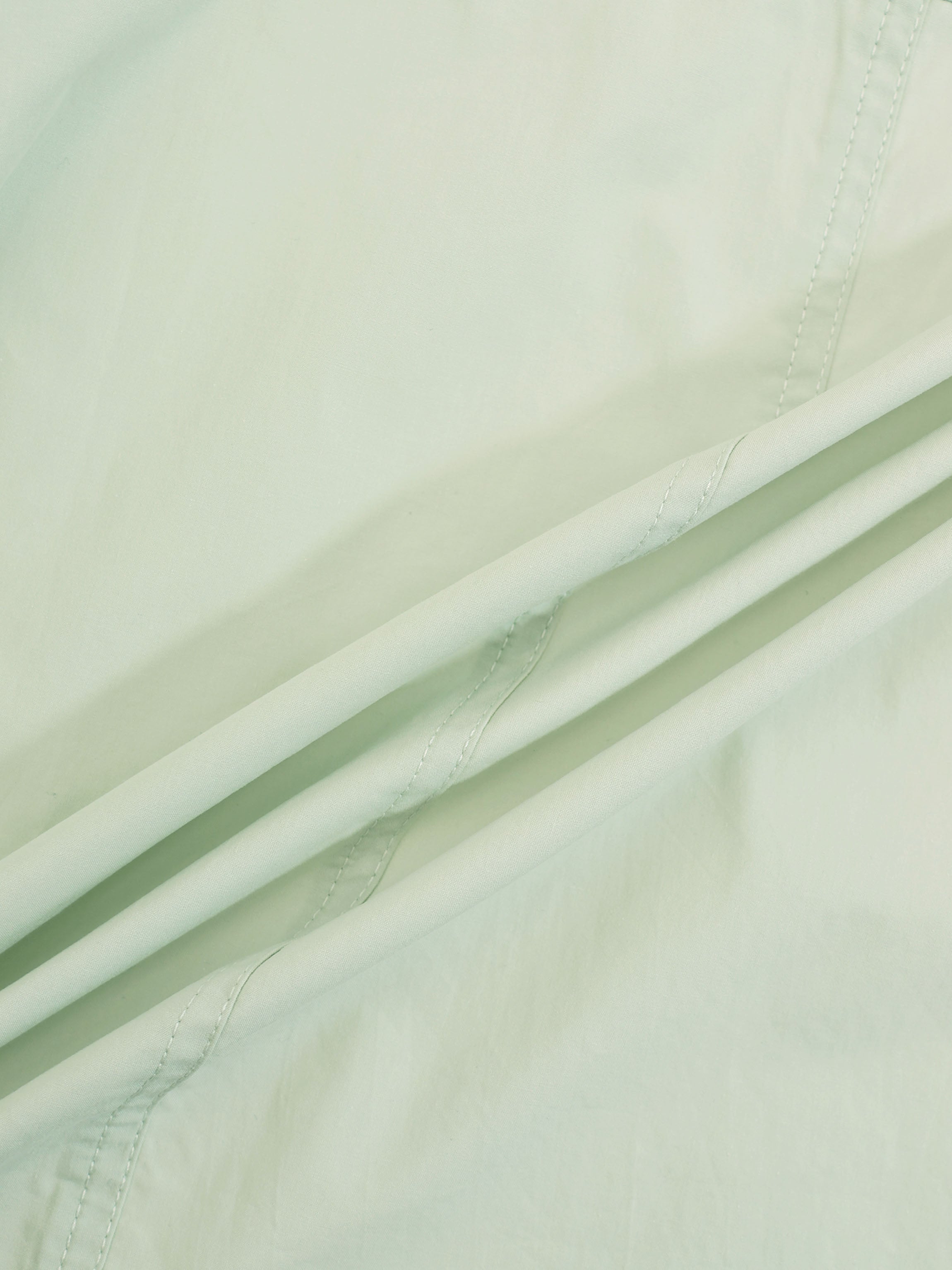 Cotton Crop Blouse-Mint