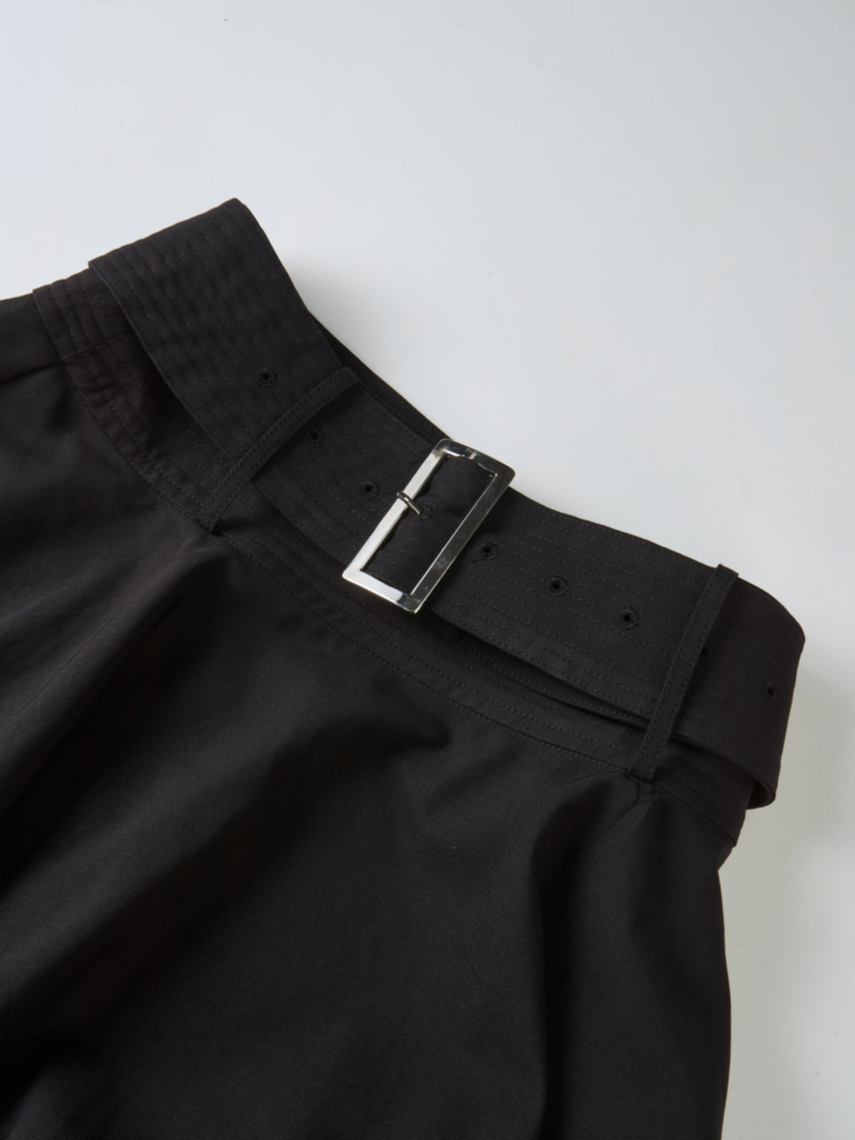 High Waisted Circle Skirt - Solid Black