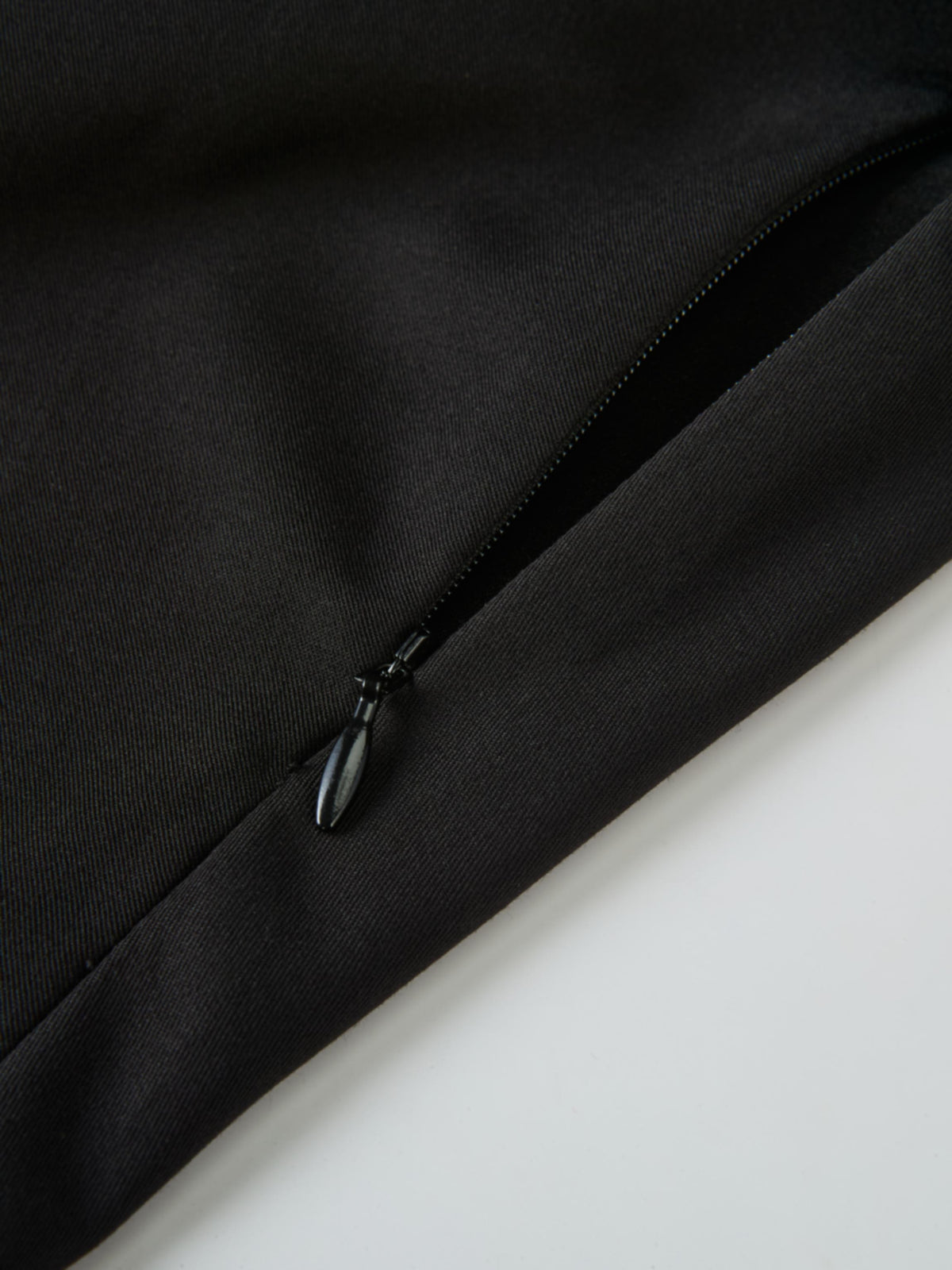 High Waisted Circle Skirt - Solid Black